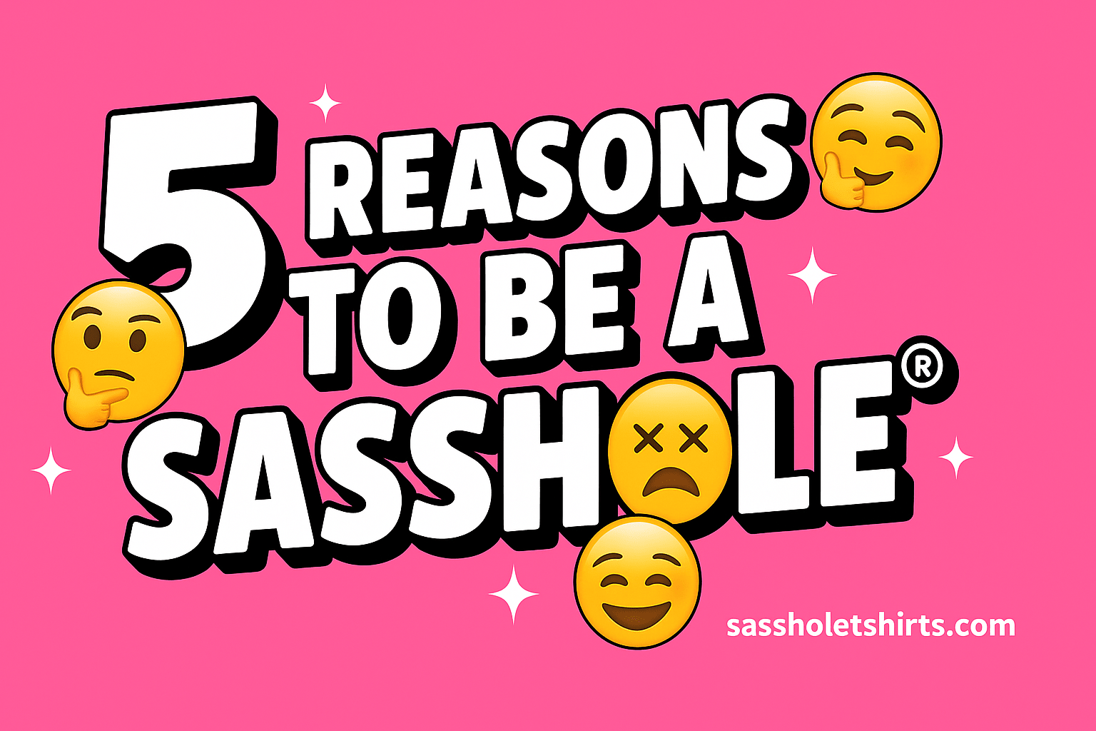 Image of 5 Reasons Why You Should Be a Sasshole® - Sasshole®