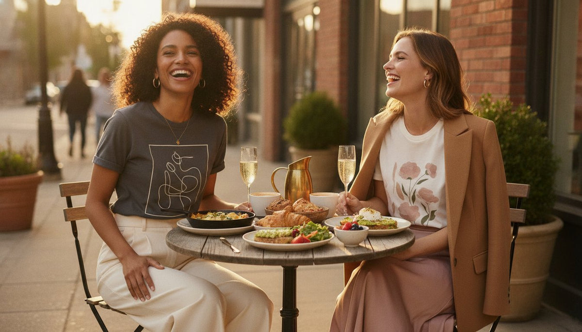 Brunch Outfit Ideas with Graphic Tees: How to Look Chic While Being a Sasshole - Sasshole®