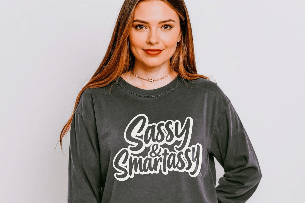 🩷 Unleash Your Inner Smartass: Sassy & Smartassy Women’s Long Sleeve Tees - Sasshole®