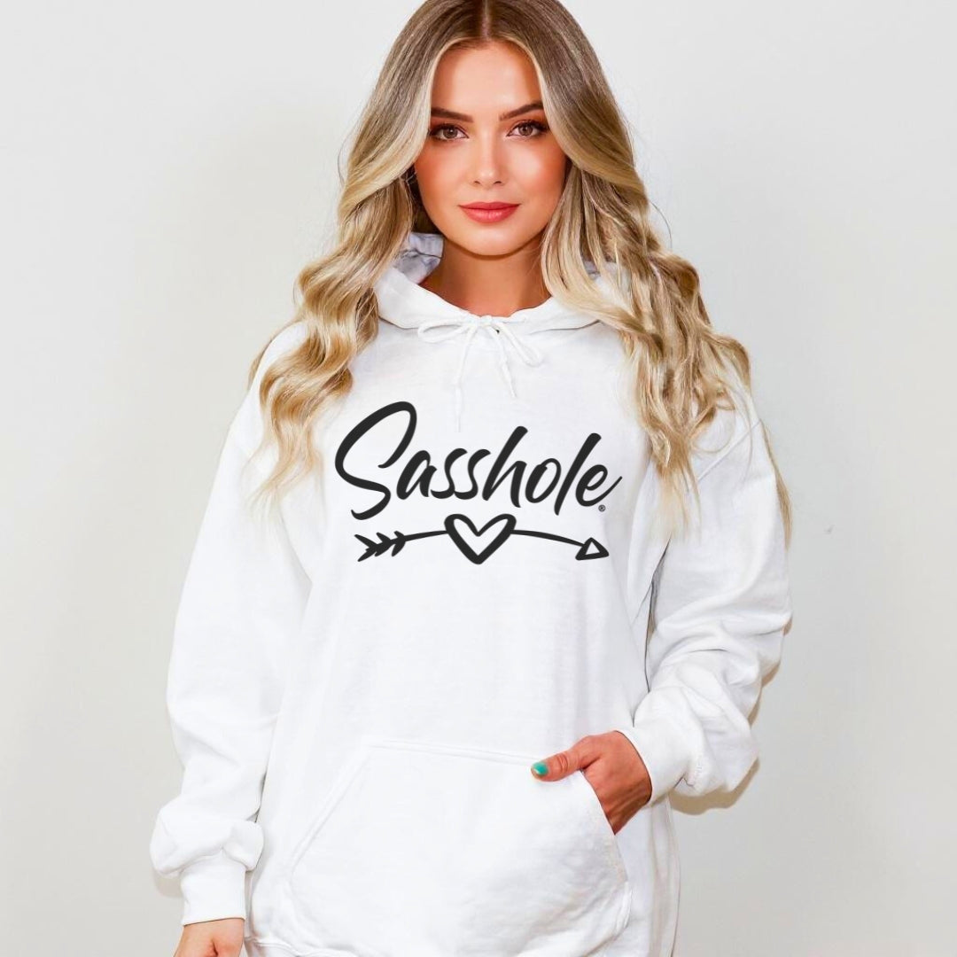 Image of Sasshole® Women’s Classic Fit Hoodies – Bold, Funny & Cozy