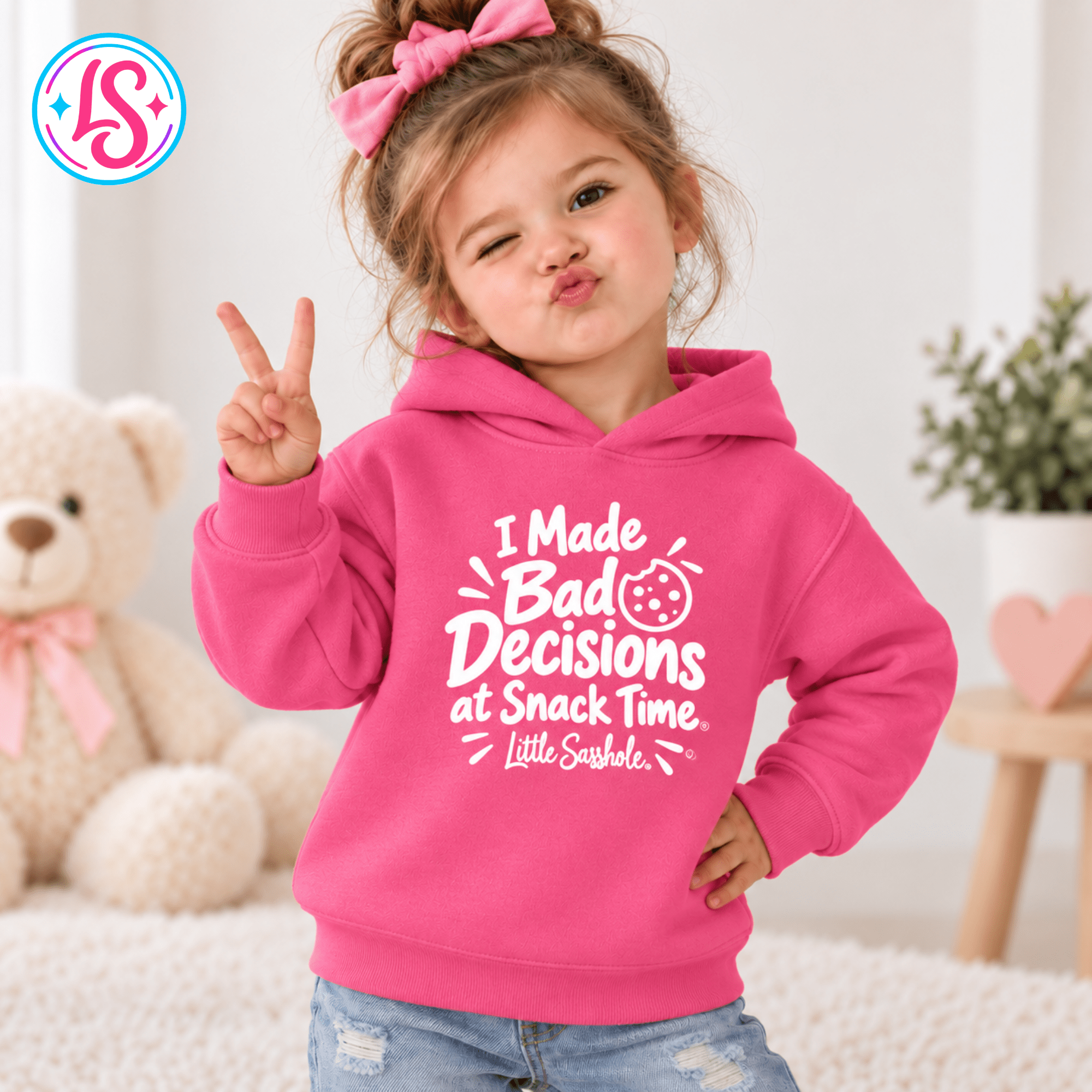 Image of Little Sasshole Toddler Hoodies – Funny, Cozy & Playful Graphic Pullovers - Sasshole®