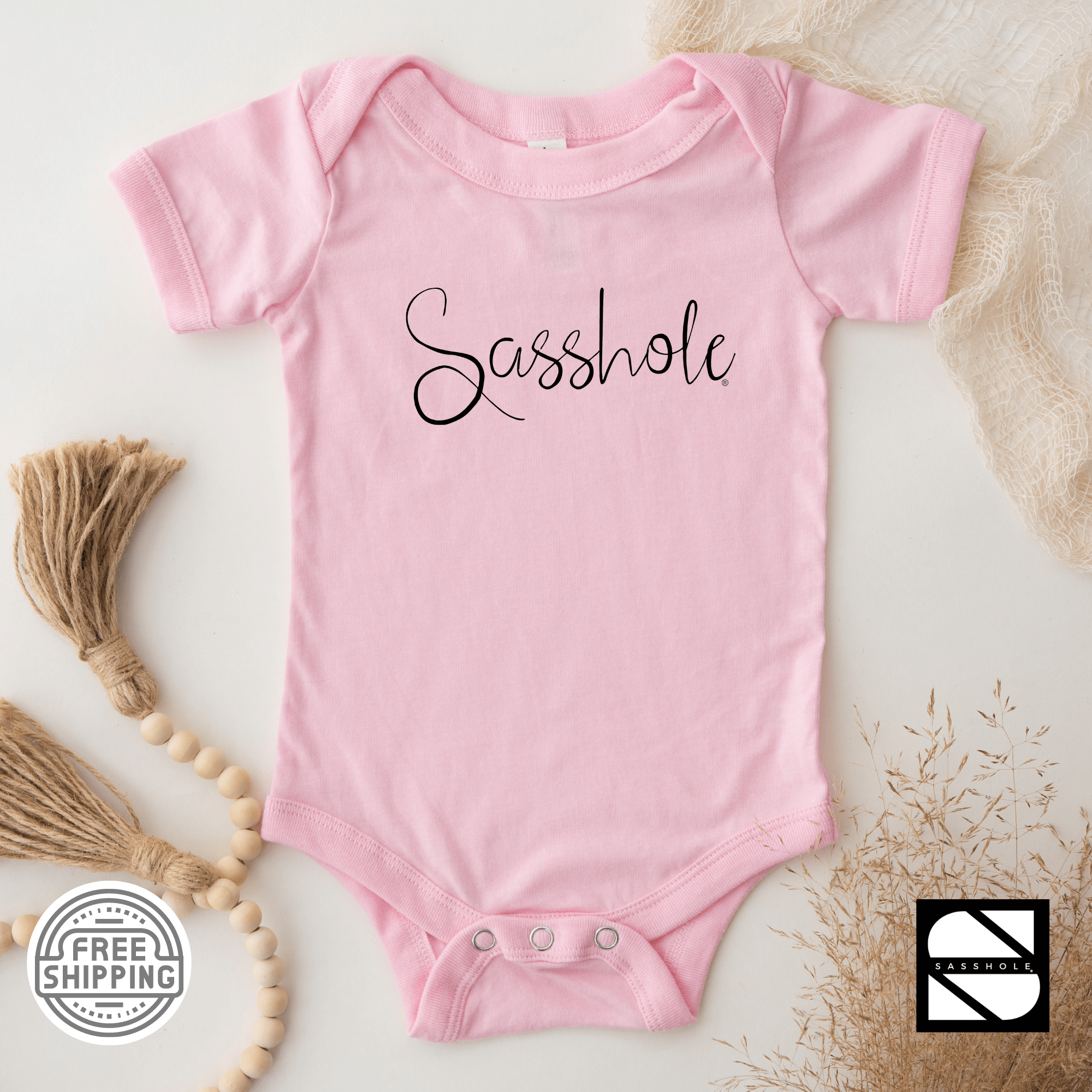 Image of Sasshole® Baby Onesies® – Funny Baby Bodysuits with Attitude
