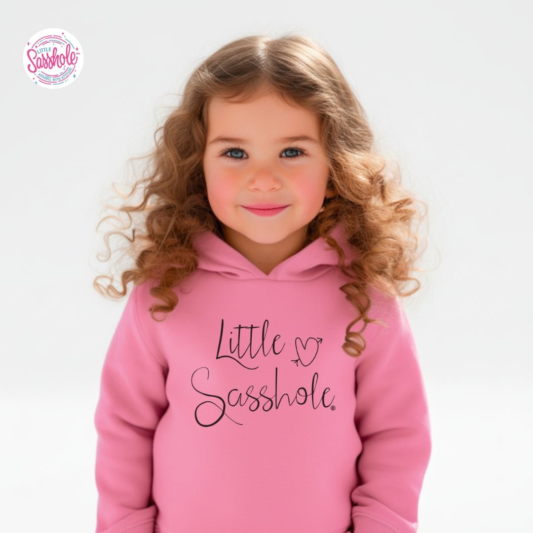 Image of Little Sasshole Toddler Hoodies – Funny, Cozy & Playful Graphic Pullovers - Sasshole®