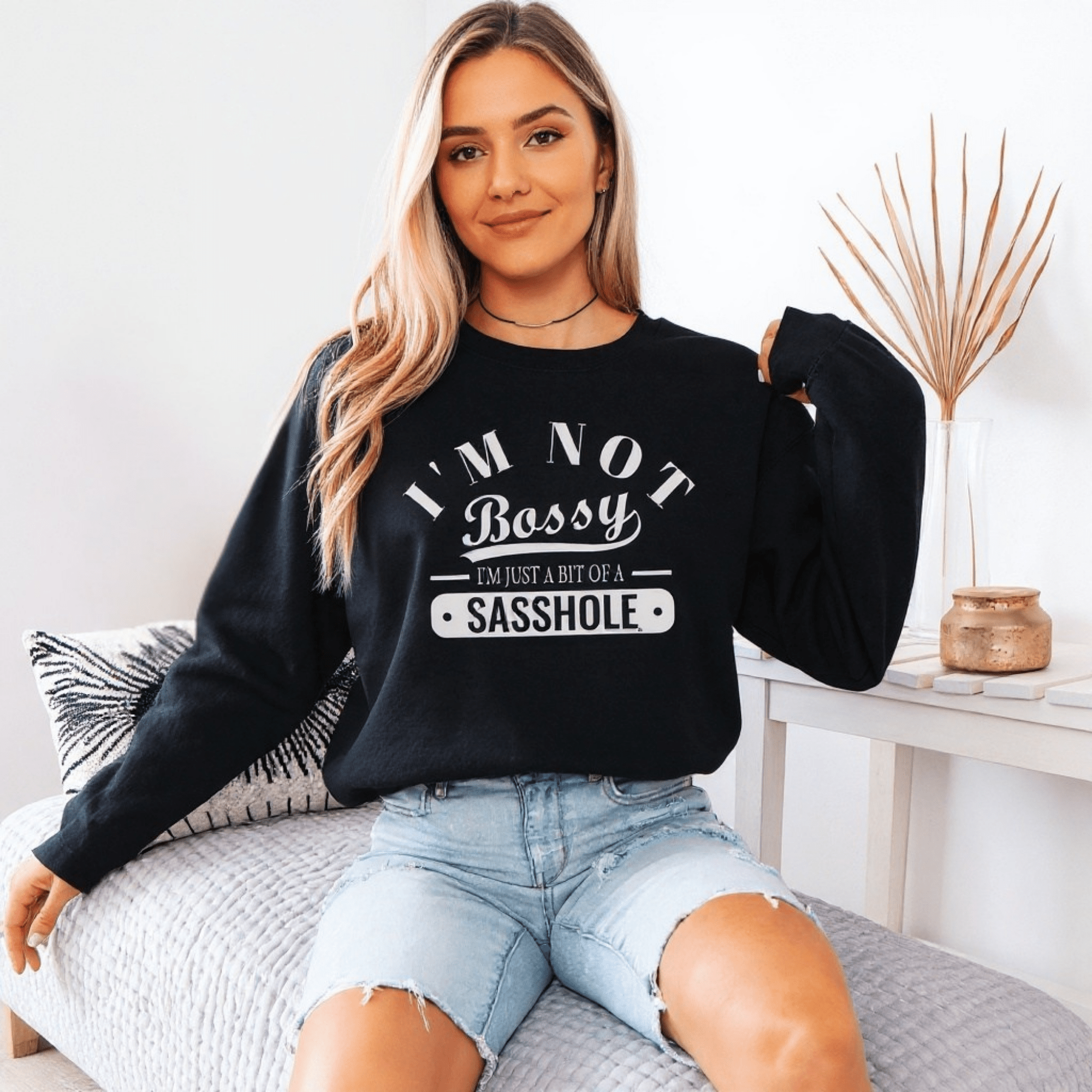 Image of Sasshole® Women’s Classic Fit Sweatshirt Collection - Sasshole®