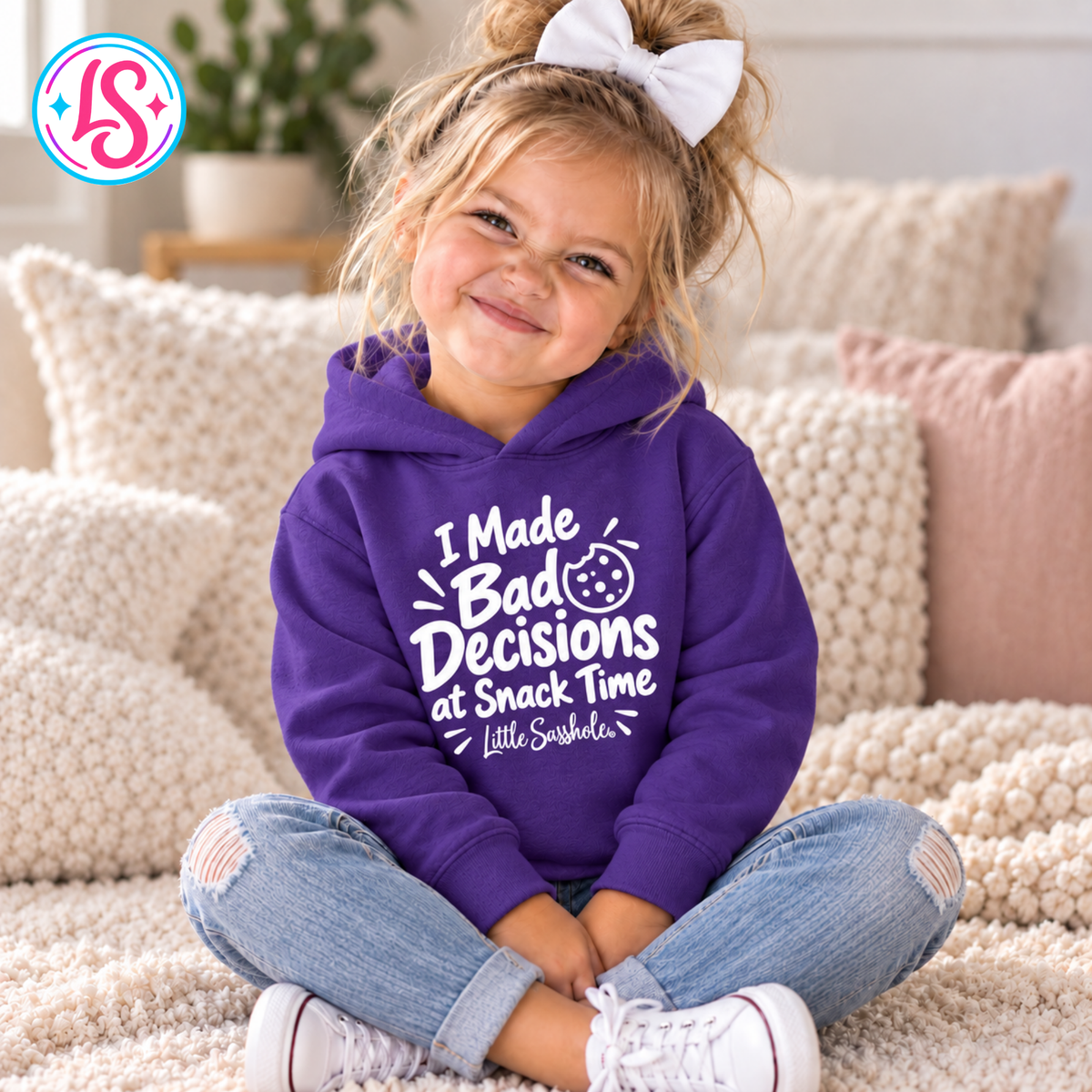 I Made Bad Decisions at Snack Time — Toddler Hoodie | Little Sasshole®