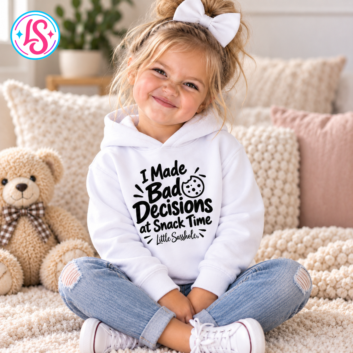 I Made Bad Decisions at Snack Time — Toddler Hoodie | Little Sasshole®