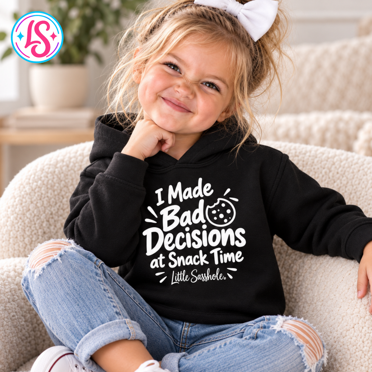 I Made Bad Decisions at Snack Time — Toddler Hoodie | Little Sasshole®