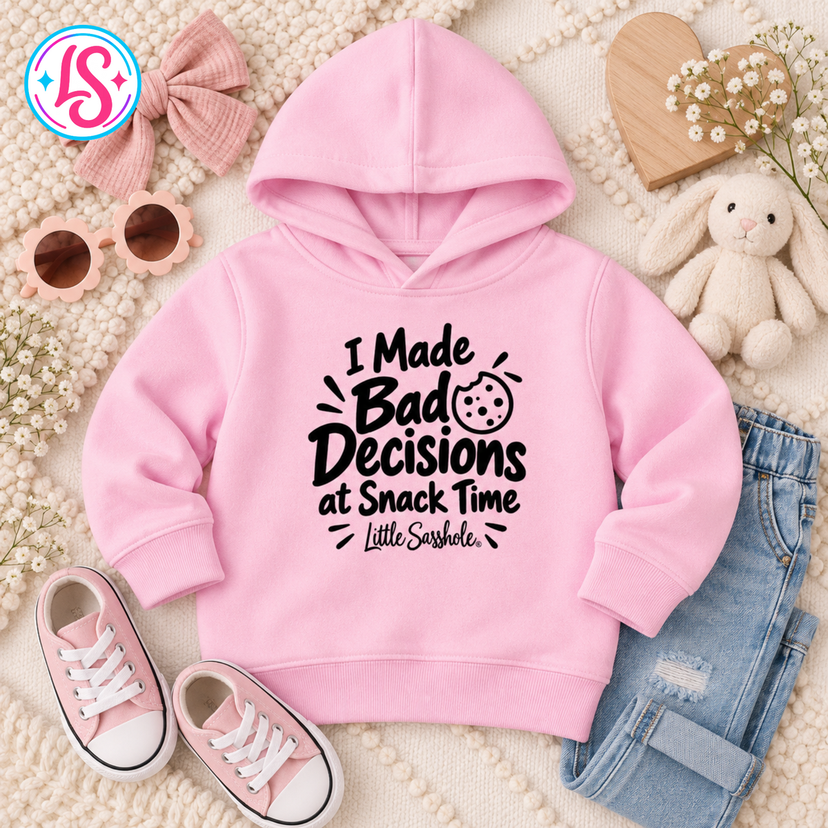 I Made Bad Decisions at Snack Time — Toddler Hoodie | Little Sasshole®