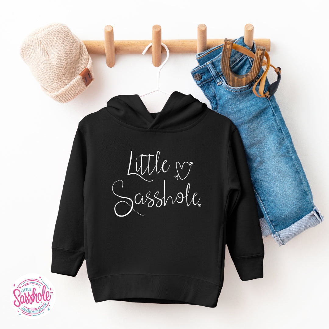 Image of Little Sasshole Hoodie of Mischief Toddler Girl’s Cute Hoodie