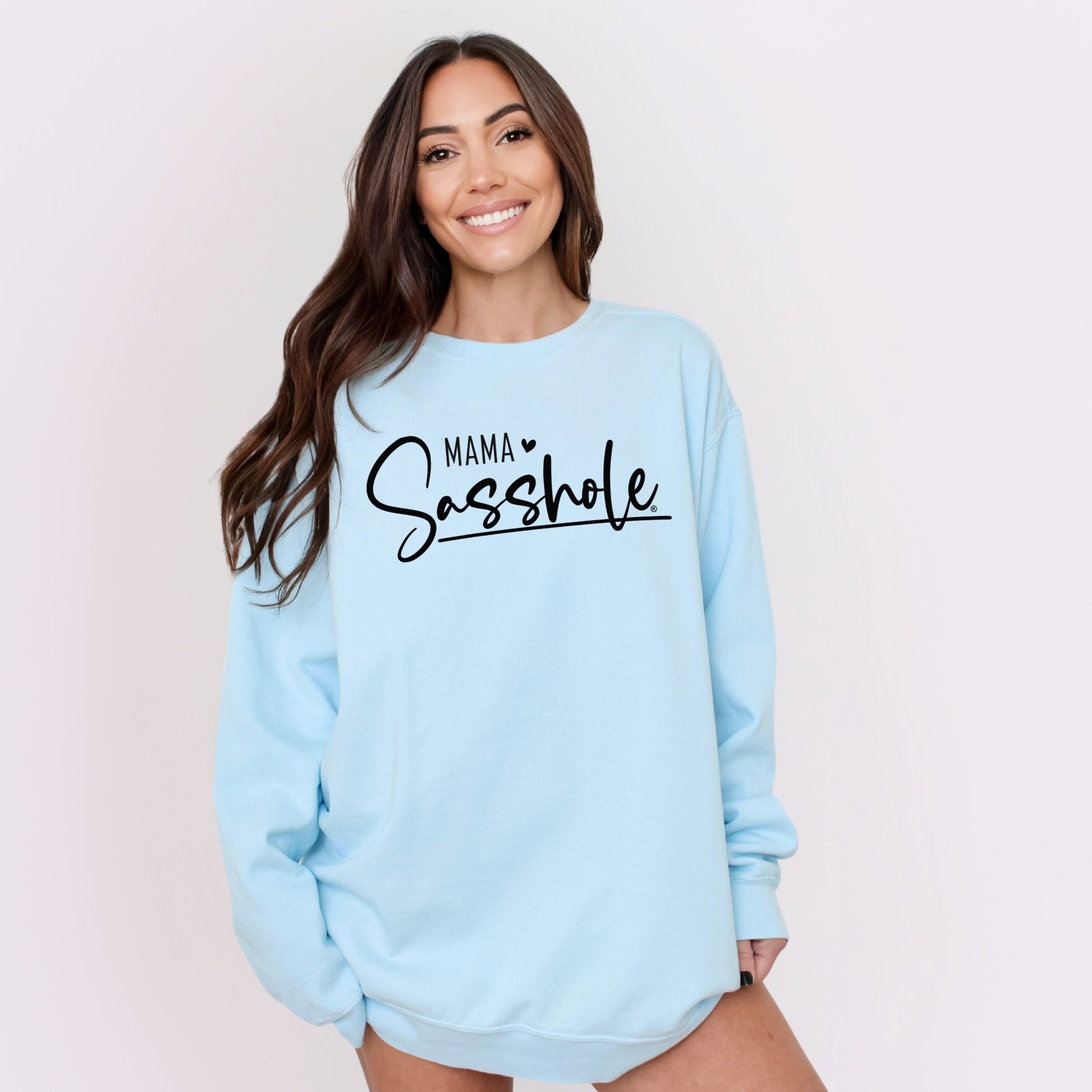 Sasshole Mama Sweatshirt – Funny Women’s Comfort Colors® Pullover