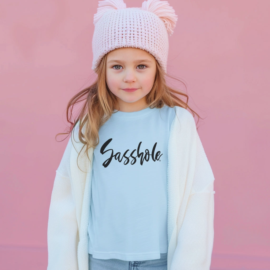 Sasshole® Youth T-Shirt – Cute & Comfy Comfort Colors® Graphic Tee for Bold Kids