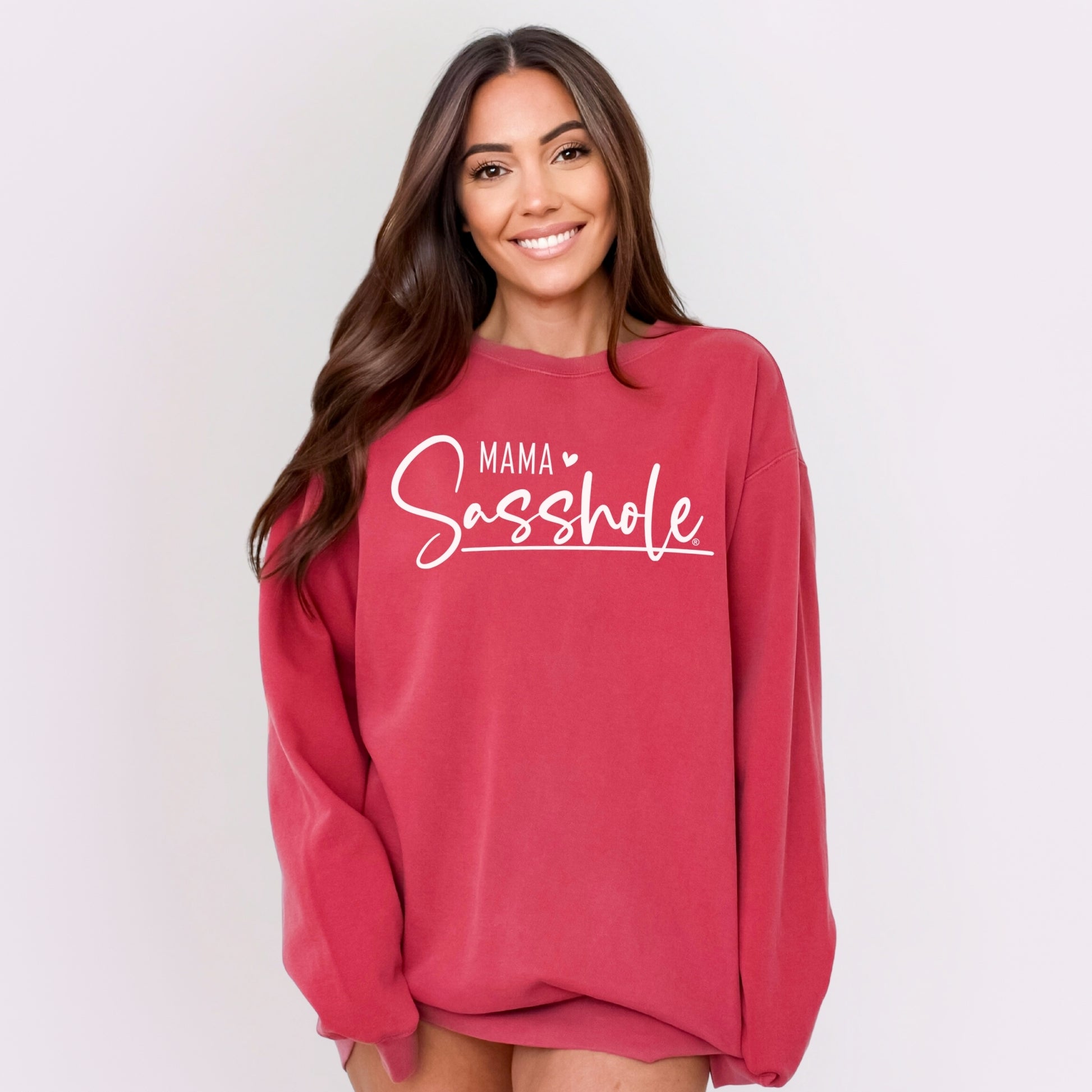 Sasshole Mama Sweatshirt – Funny Women’s Comfort Colors® Pullover
