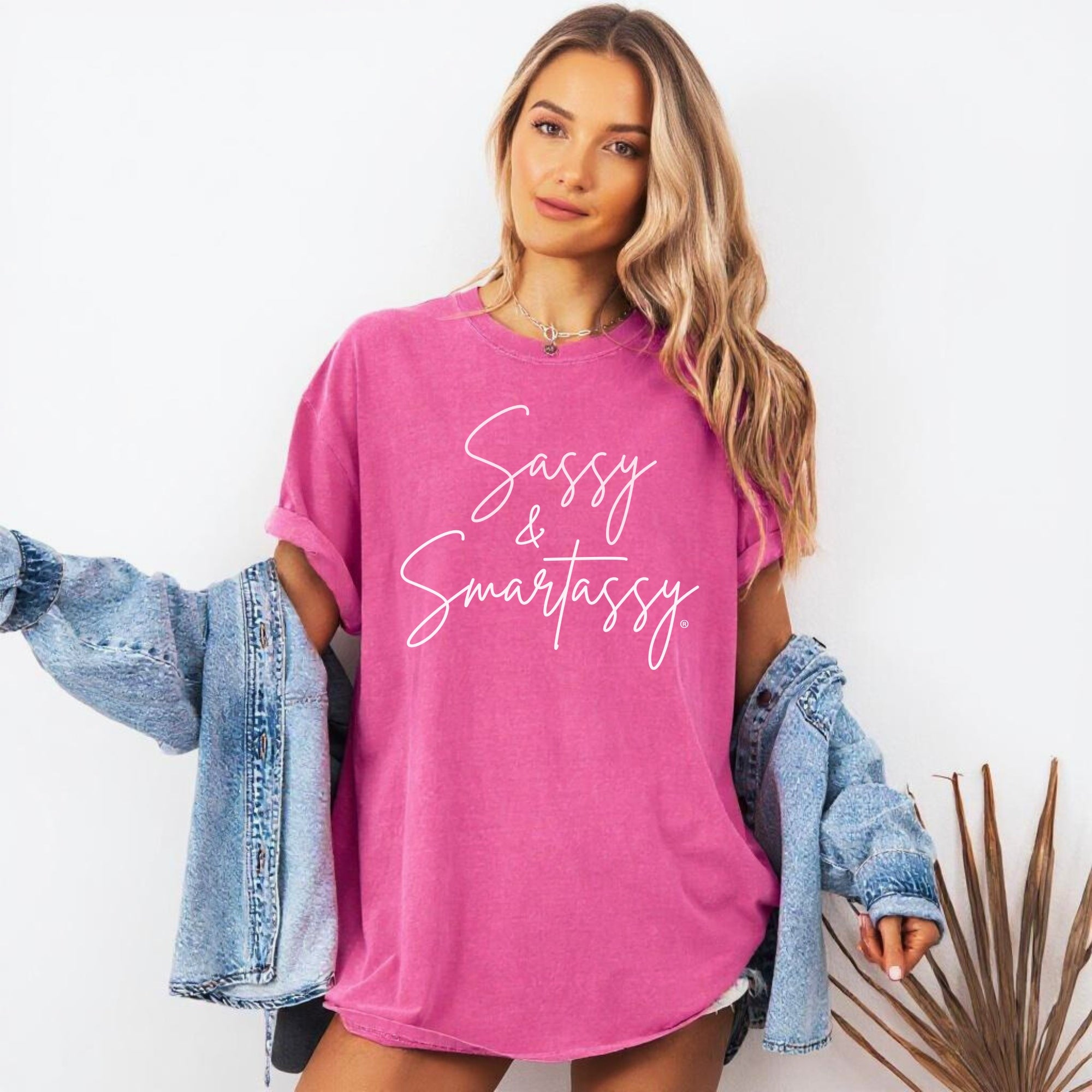 Image of Sassy & Smartassy® Comfort Colors® T-Shirt – Funny Women's Graphic Tee