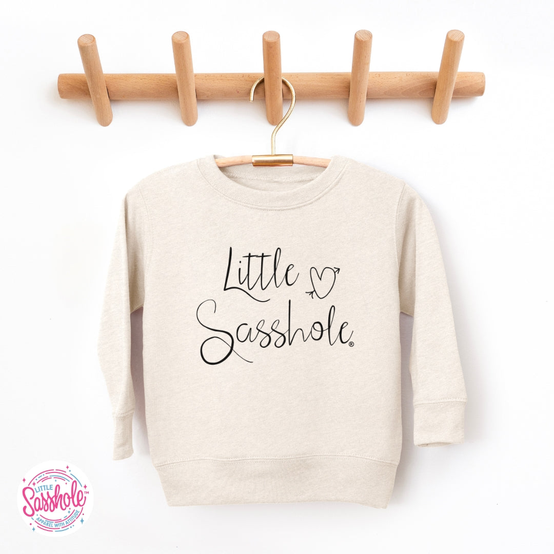 Little Sasshole™ Toddler Sweatshirt – Cute, Cozy & Full of Attitude