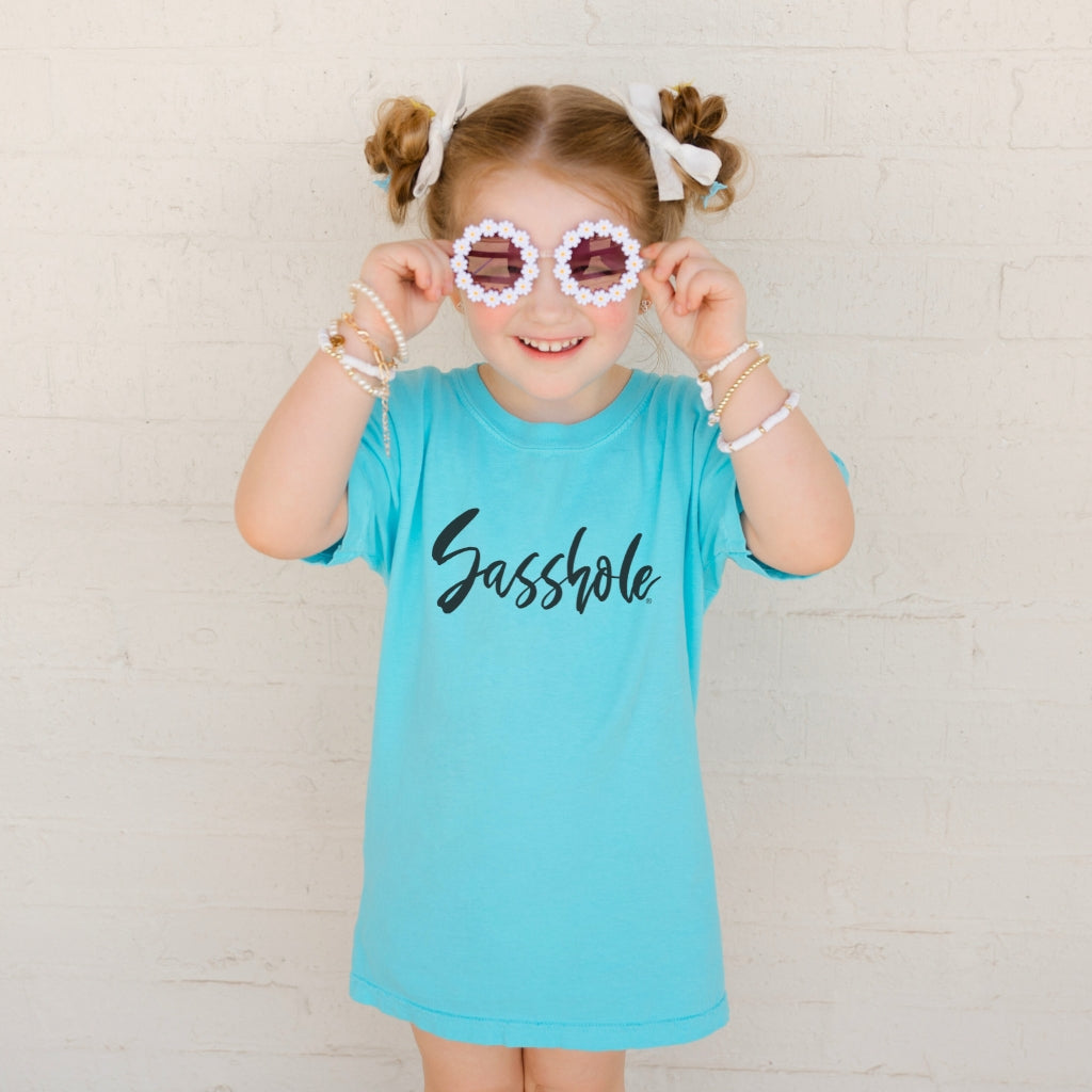 Image of Sasshole® Youth T-Shirt – Cute & Comfy Comfort Colors® Graphic Tee for Bold Kids