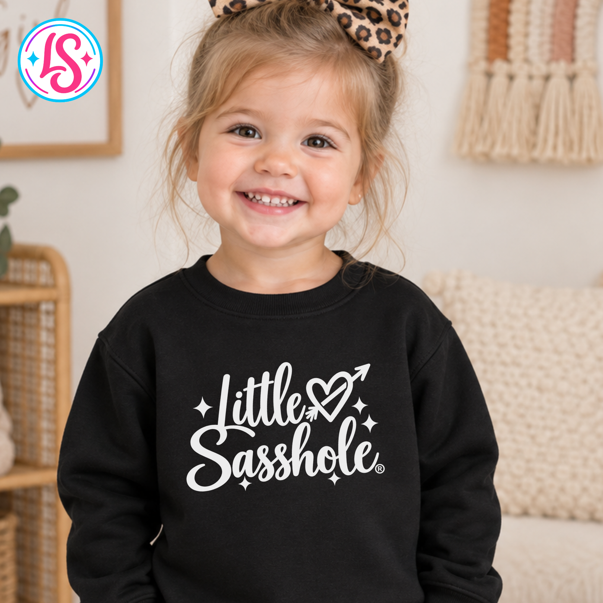 Image of Signature Logo — Toddler Sweatshirt | Little Sasshole®