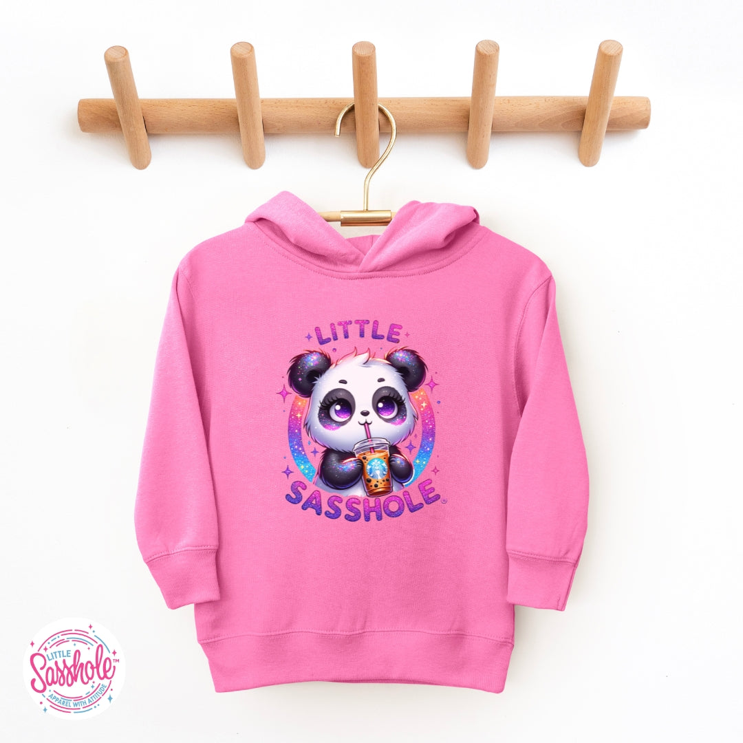 Image of Little Sasshole™ Panda Toddler Hoodie – Cute Funny Kids Pullover