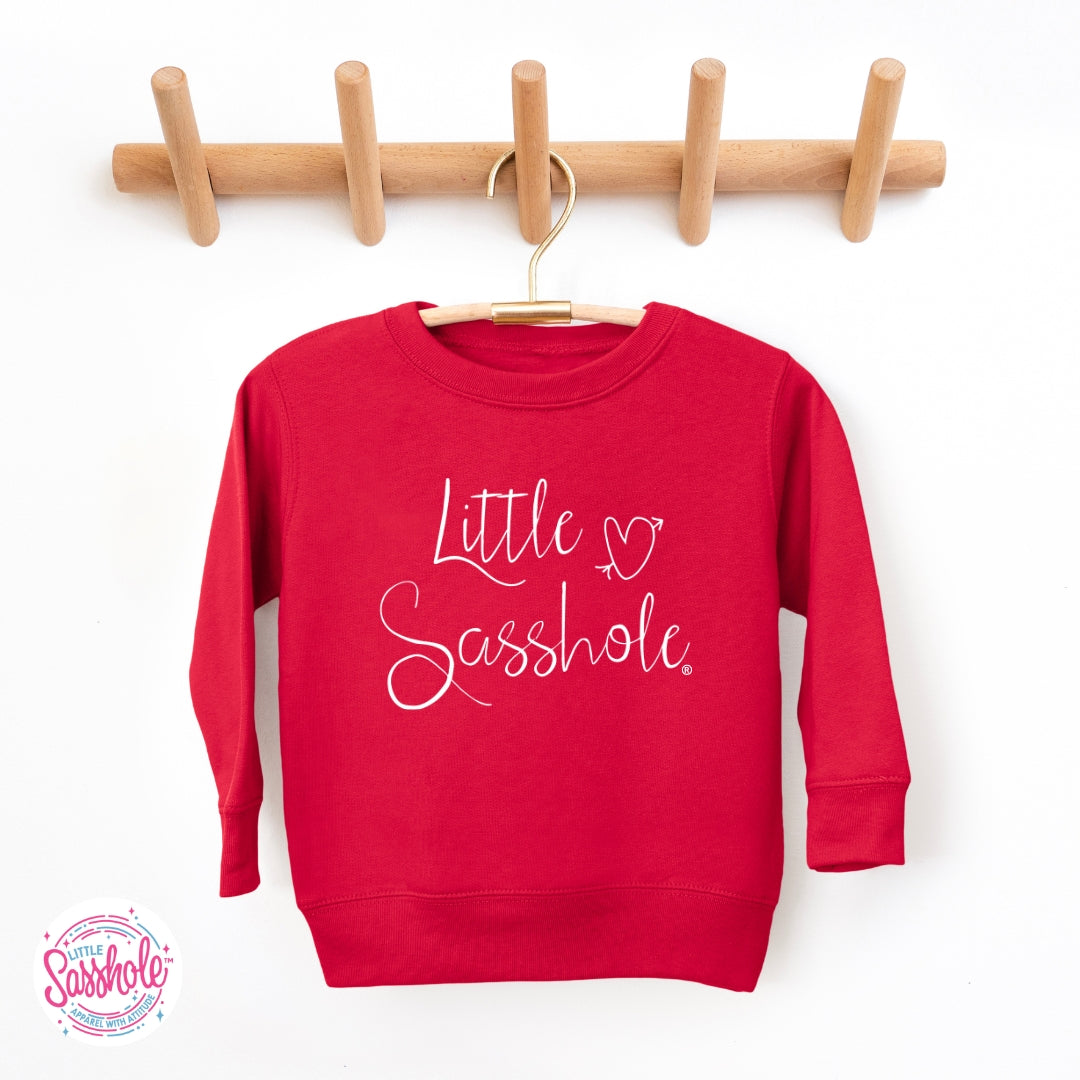 Image of Little Sasshole™ Toddler Sweatshirt – Cute, Cozy & Full of Attitude