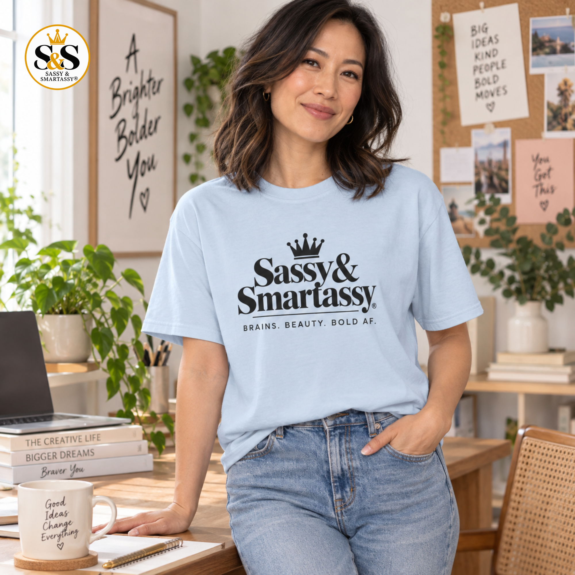 Image of Sassy & Smartassy® Signature Relaxed-Fit Tee