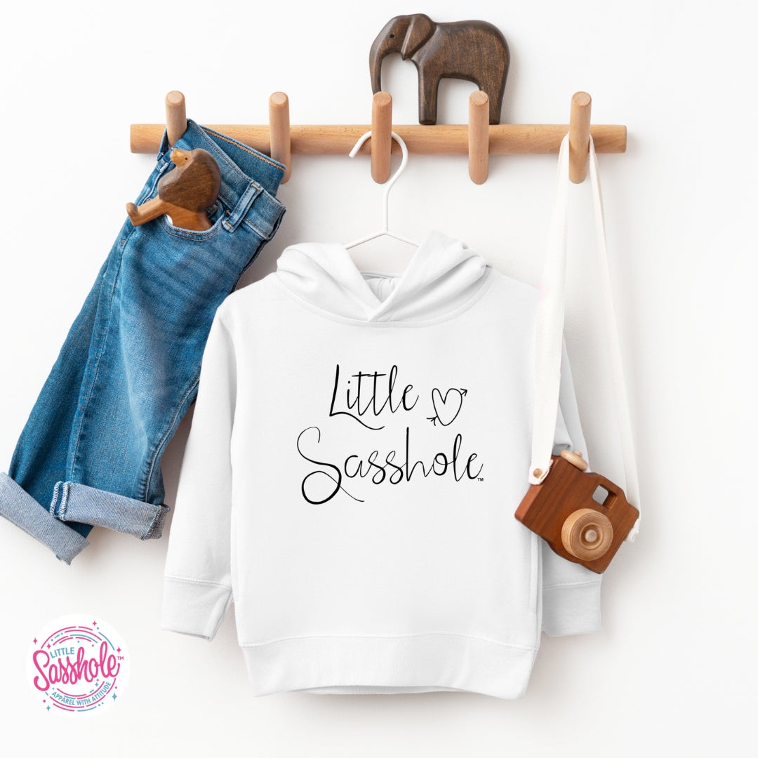 Image of Little Sasshole Hoodie of Mischief Toddler Girl’s Cute Hoodie