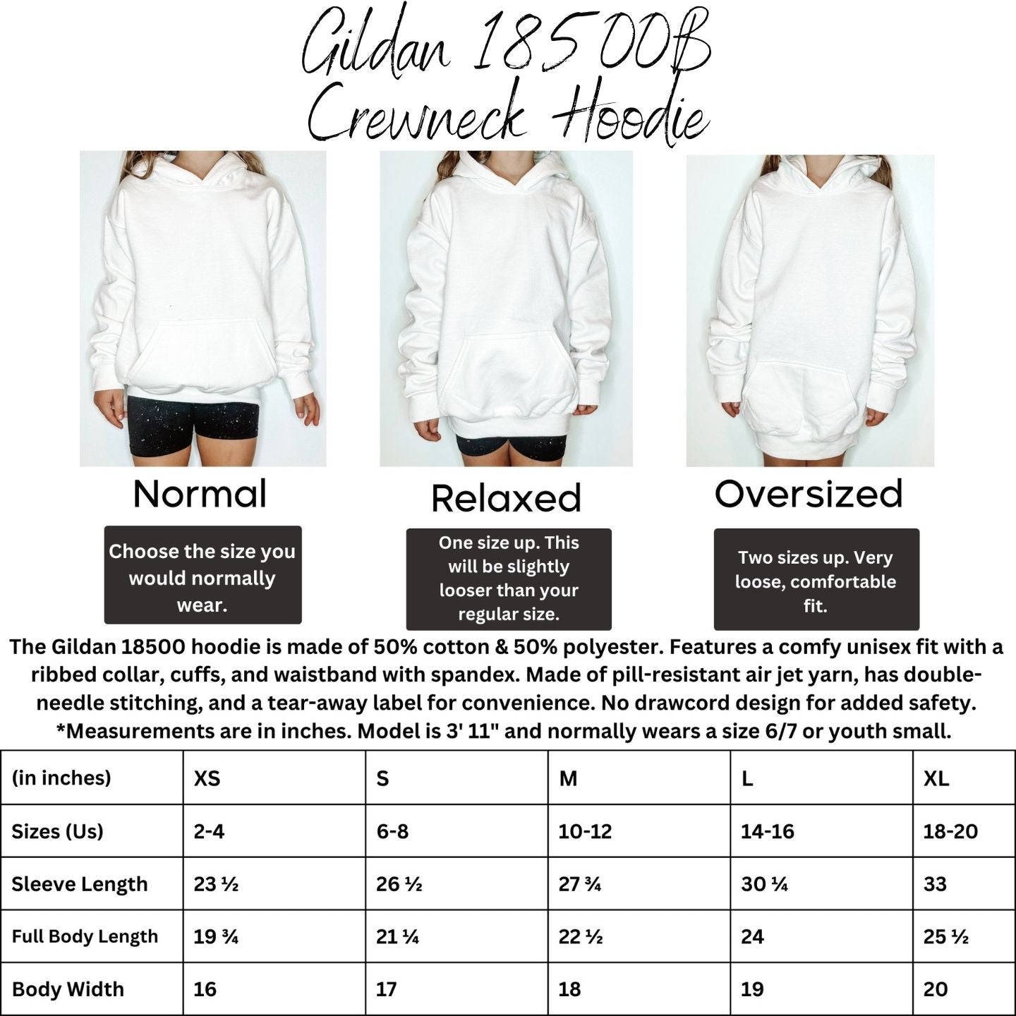 sizing guide
