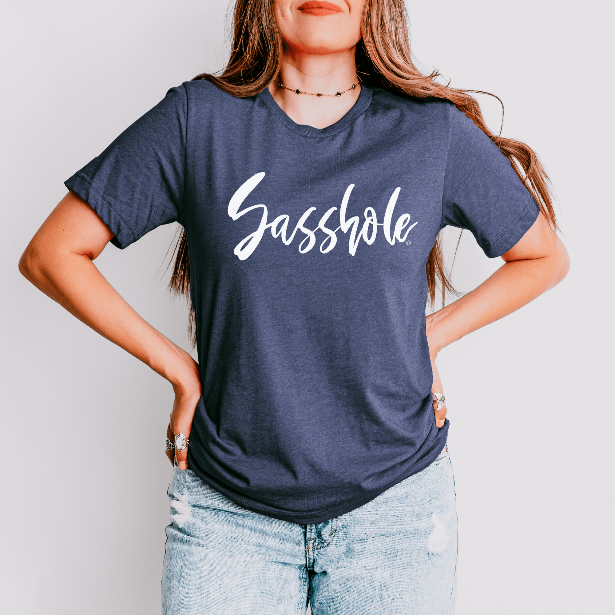 Image of Attitude Elevated: Rock Your Unique Style Sasshole® T Shirts for Women - Funny Graphic Tee by Sasshole® Clothing