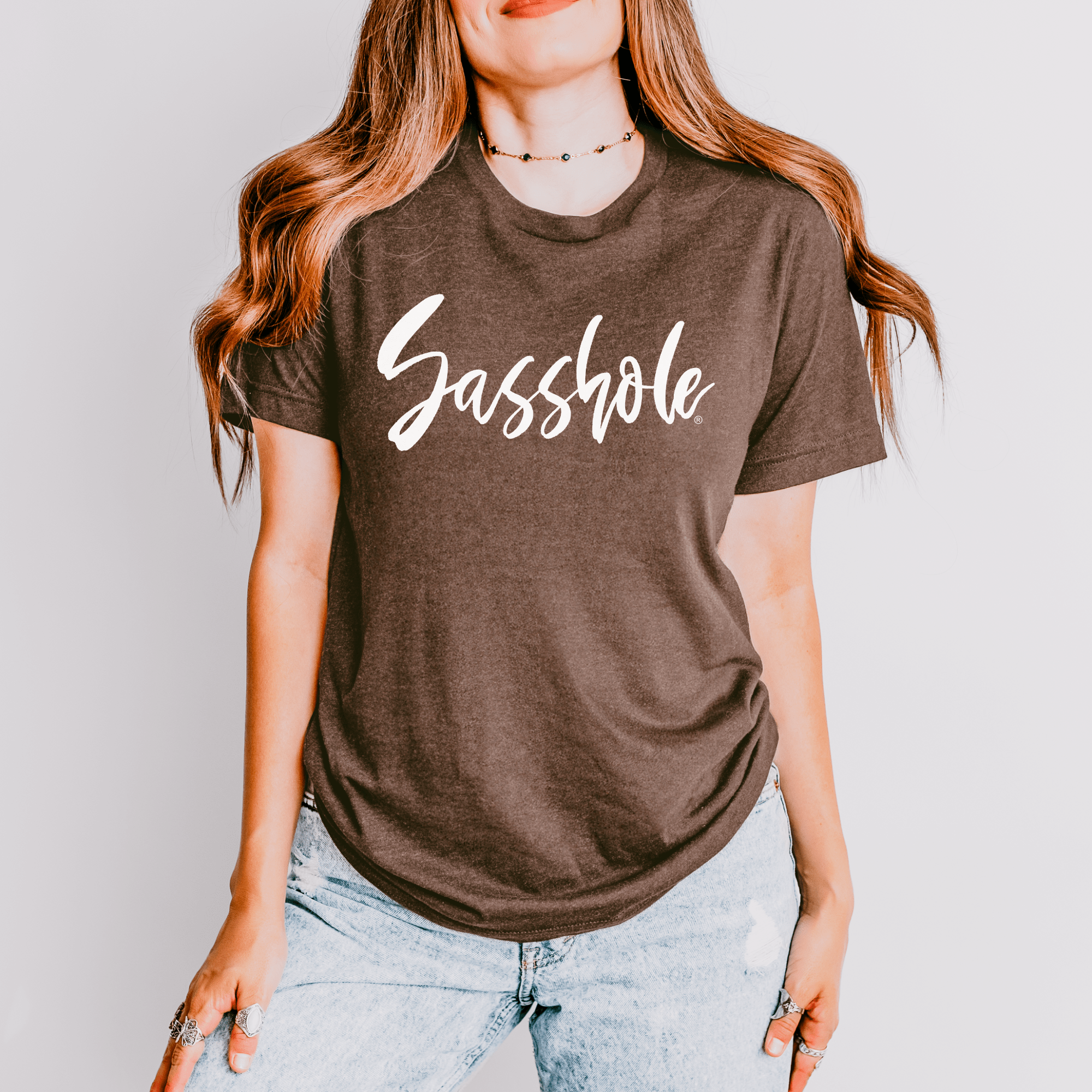 Image of Attitude Elevated: Rock Your Unique Style Sasshole® T Shirts for Women - Funny Graphic Tee by Sasshole® Clothing