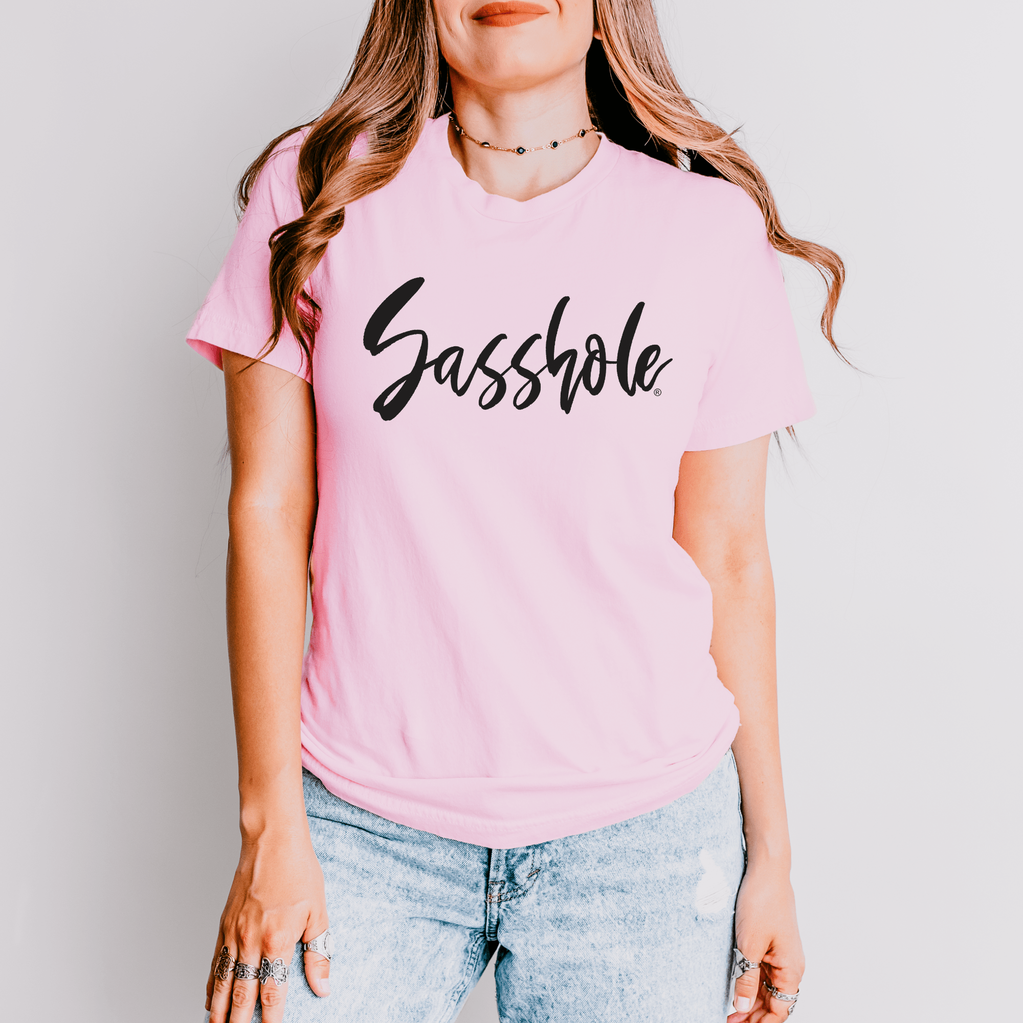 Image of Attitude Elevated: Rock Your Unique Style Sasshole® T Shirts for Women - Funny Graphic Tee by Sasshole® Clothing