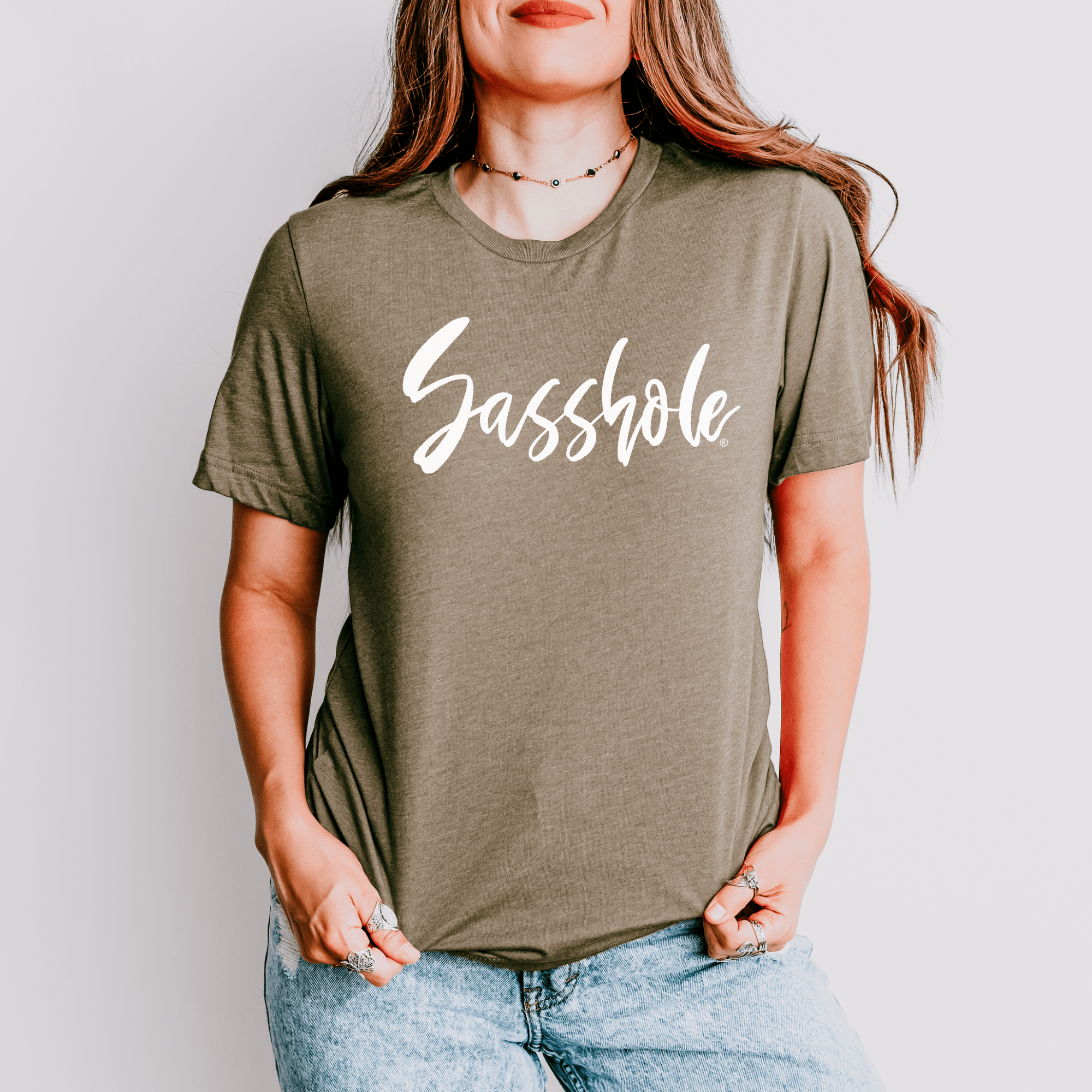 Image of Attitude Elevated: Rock Your Unique Style Sasshole® T Shirts for Women - Funny Graphic Tee by Sasshole® Clothing