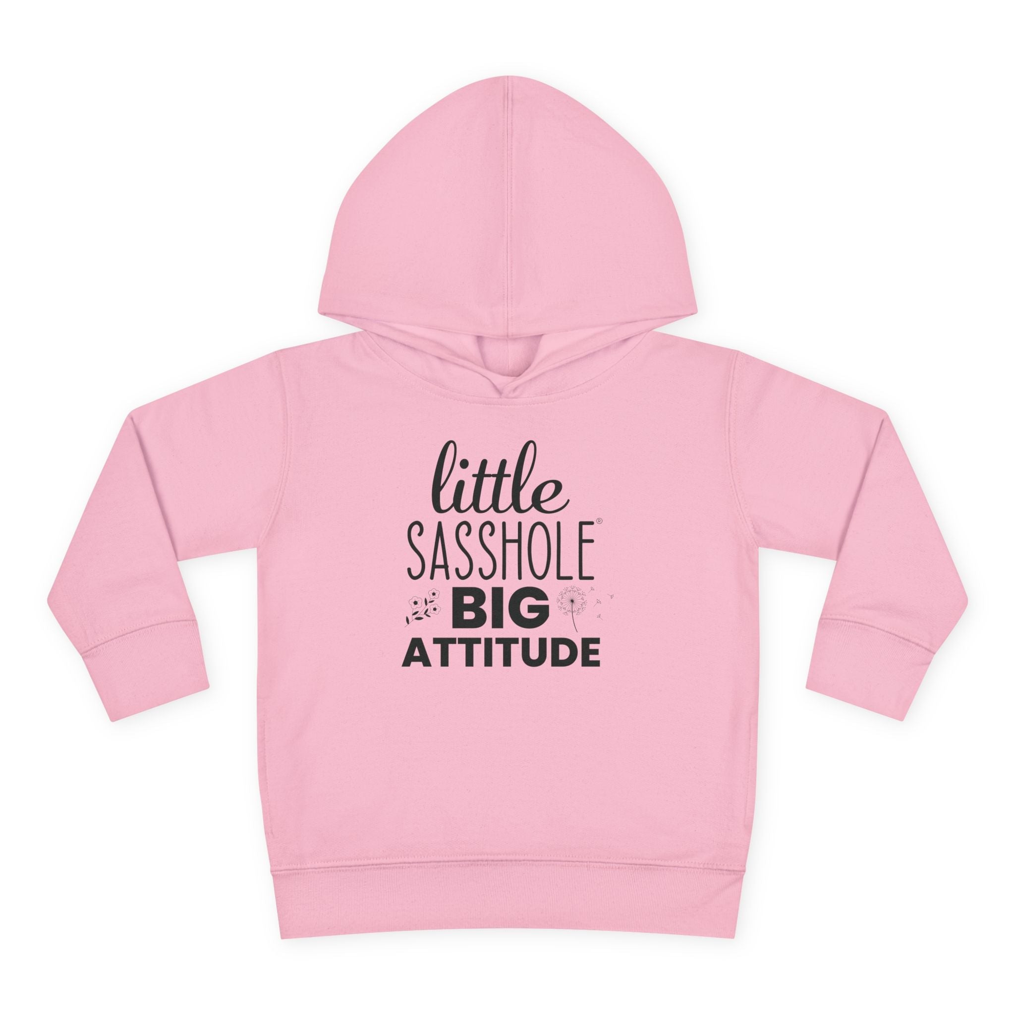 Big Attitude – Toddler Hoodie | Bold Statement Shirt | Little Sasshole™ - Funny Graphic Tee by Sasshole® Clothing
