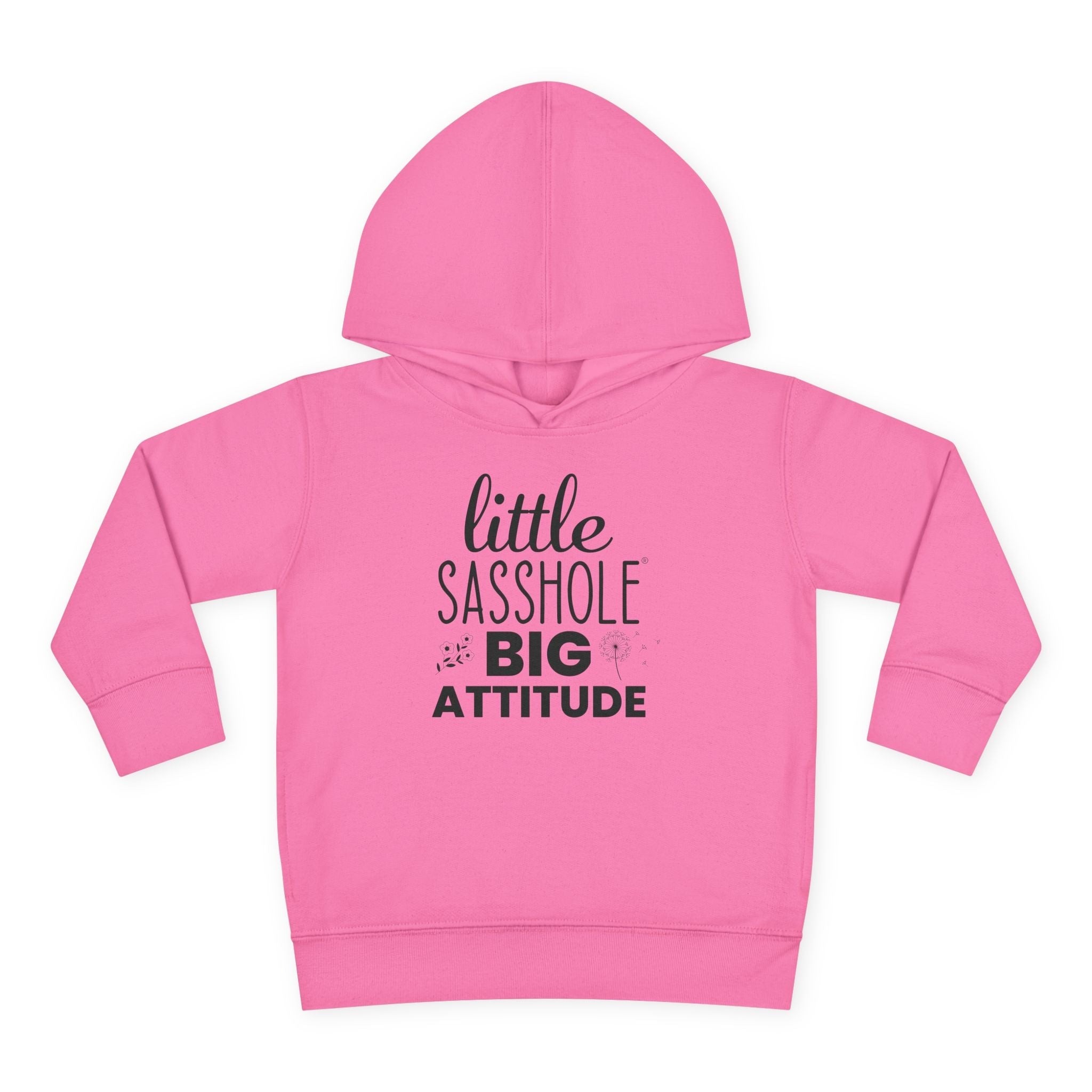 Image of Big Attitude – Toddler Hoodie | Bold Statement Shirt | Little Sasshole™ - Funny Graphic Tee by Sasshole® Clothing