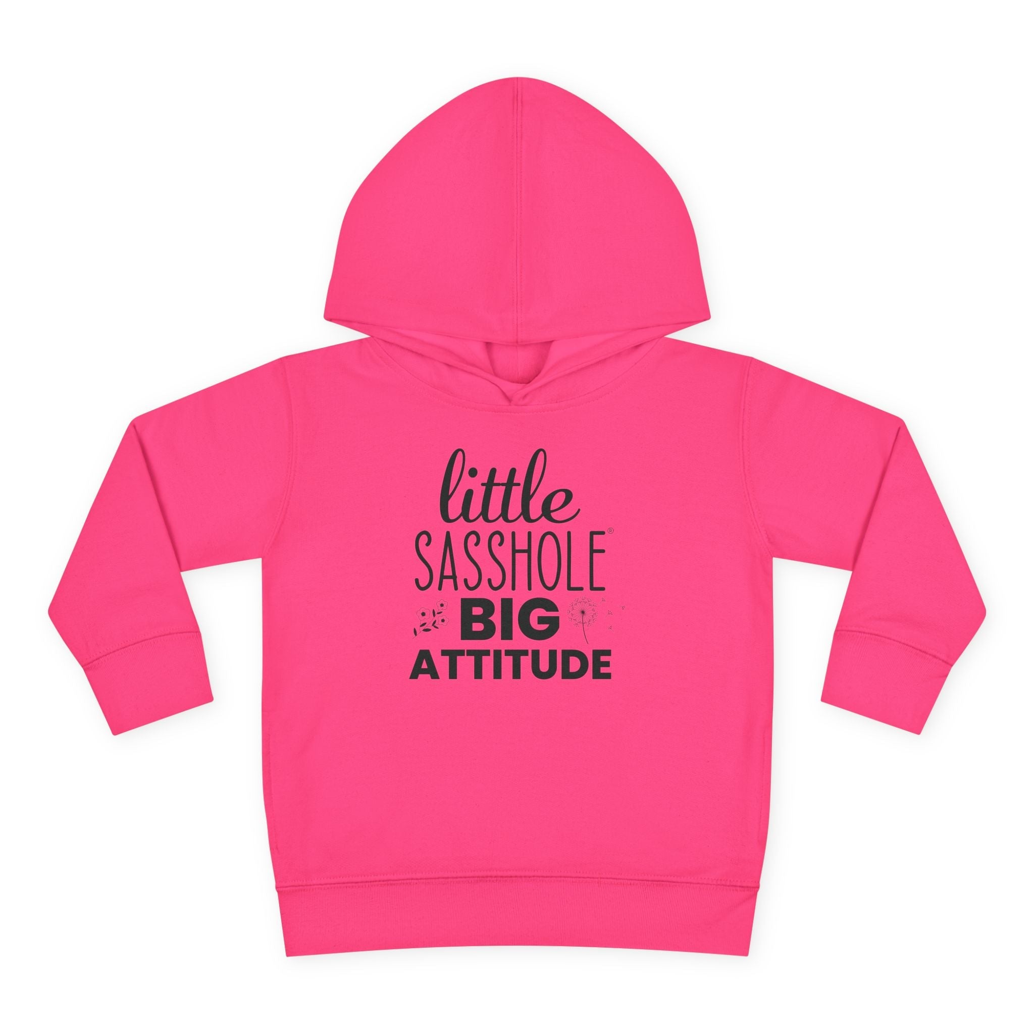 Image of Big Attitude – Toddler Hoodie | Bold Statement Shirt | Little Sasshole™ - Funny Graphic Tee by Sasshole® Clothing