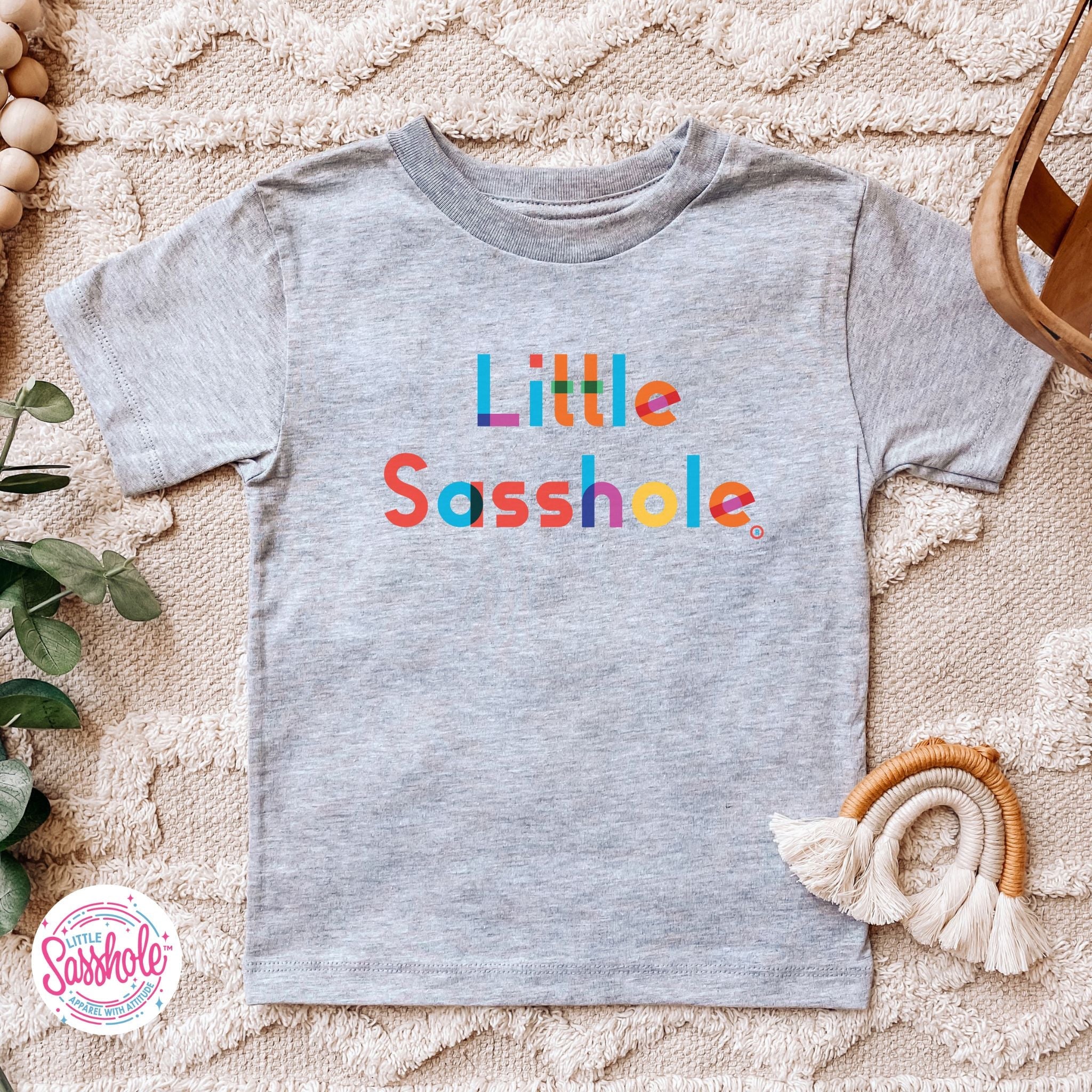 Bold and Bright: Little Sasshole™ Toddler T-Shirt - Funny Graphic Tee by Sasshole® Clothing