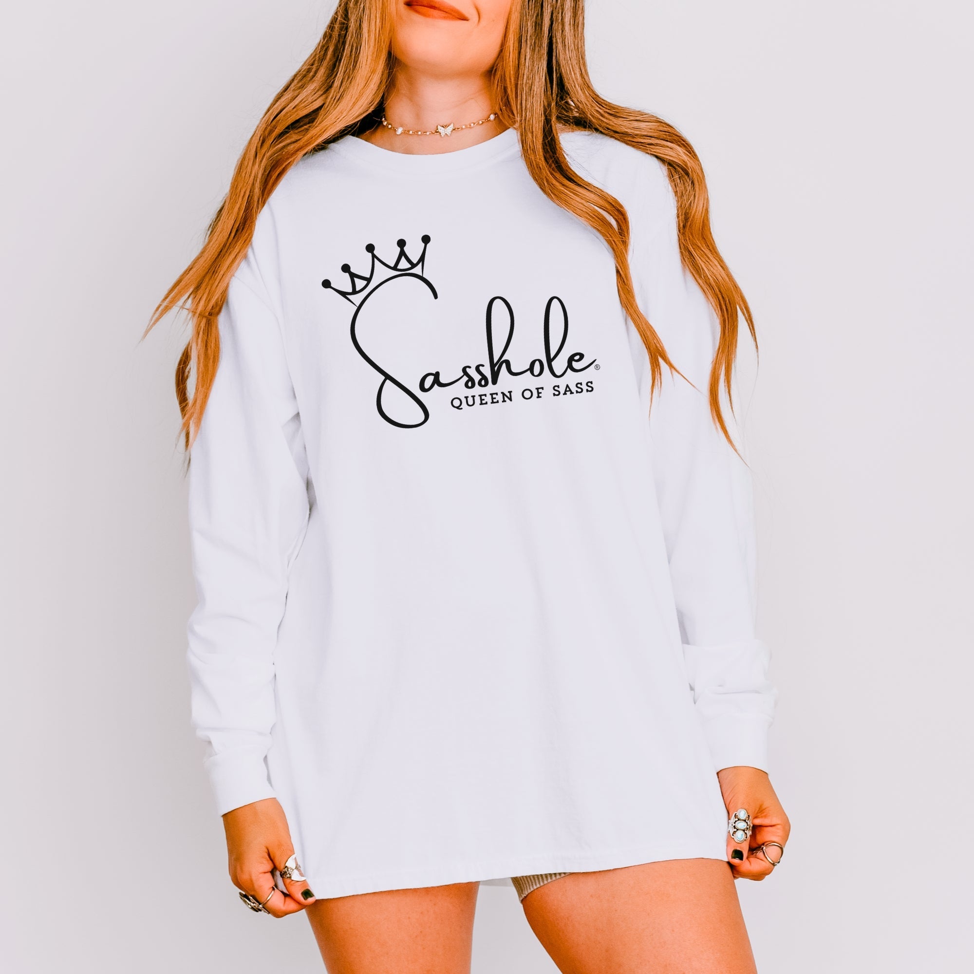 Bold Attitude Only – Women’s T-Shirt | Bold Statement Shirt | Sasshole® - Funny Graphic Tee by Sasshole® Clothing