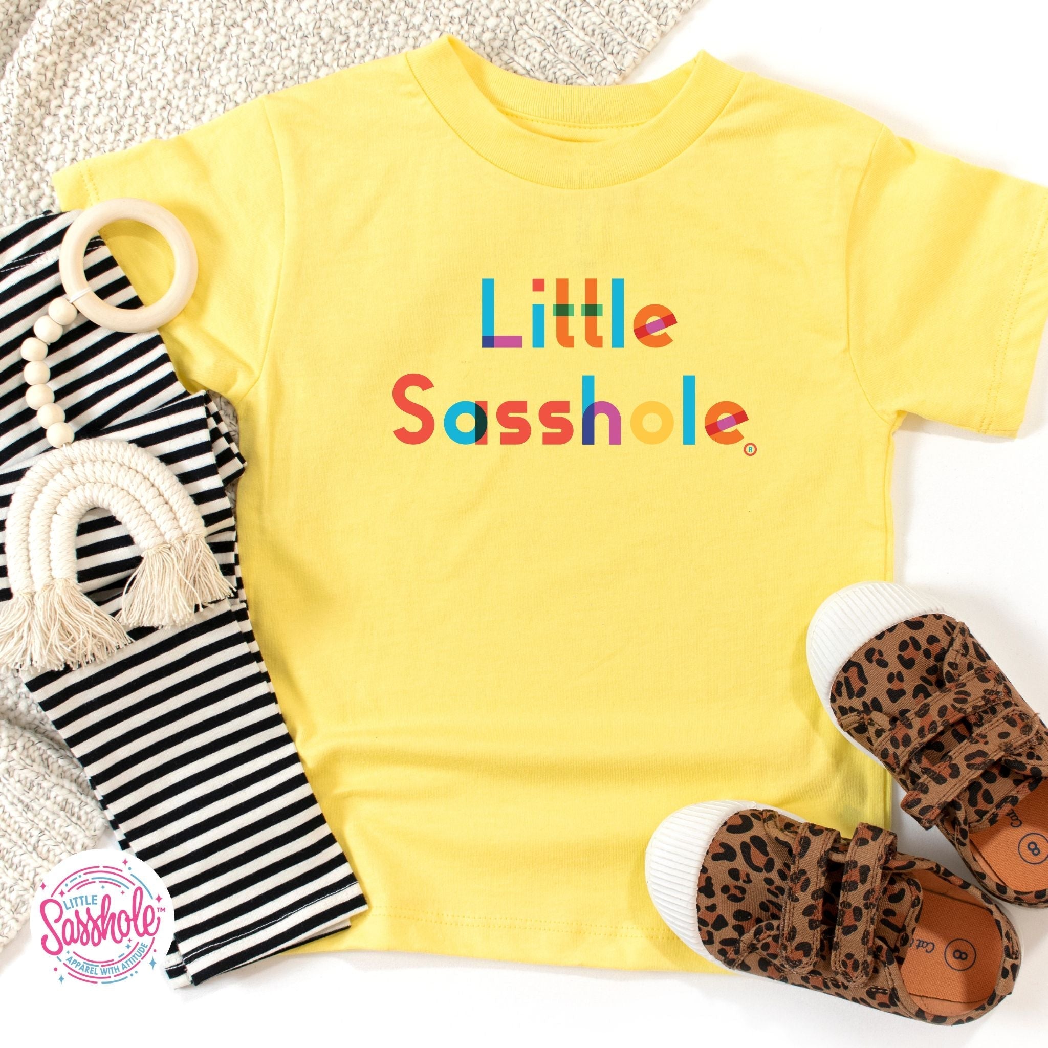 Image of “Bold & Bright” – Little Sasshole™ Toddler T-Shirt - Funny Graphic Tee by Sasshole® Clothing