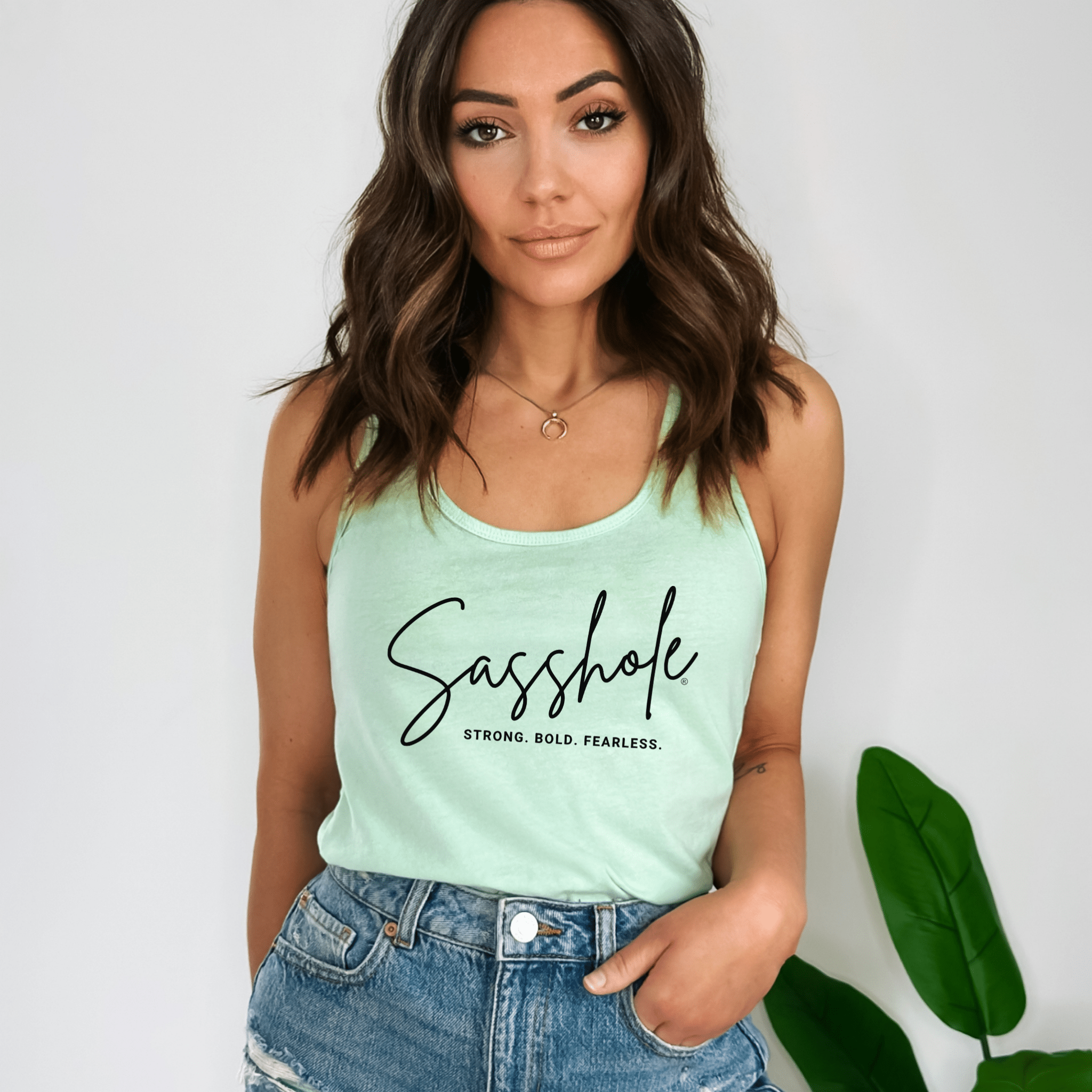 Bold. Fearless. Sasshole®. – Women’s Tank Top | Bold Statement Shirt | Sasshole® - Funny Graphic Tee by Sasshole® Clothing