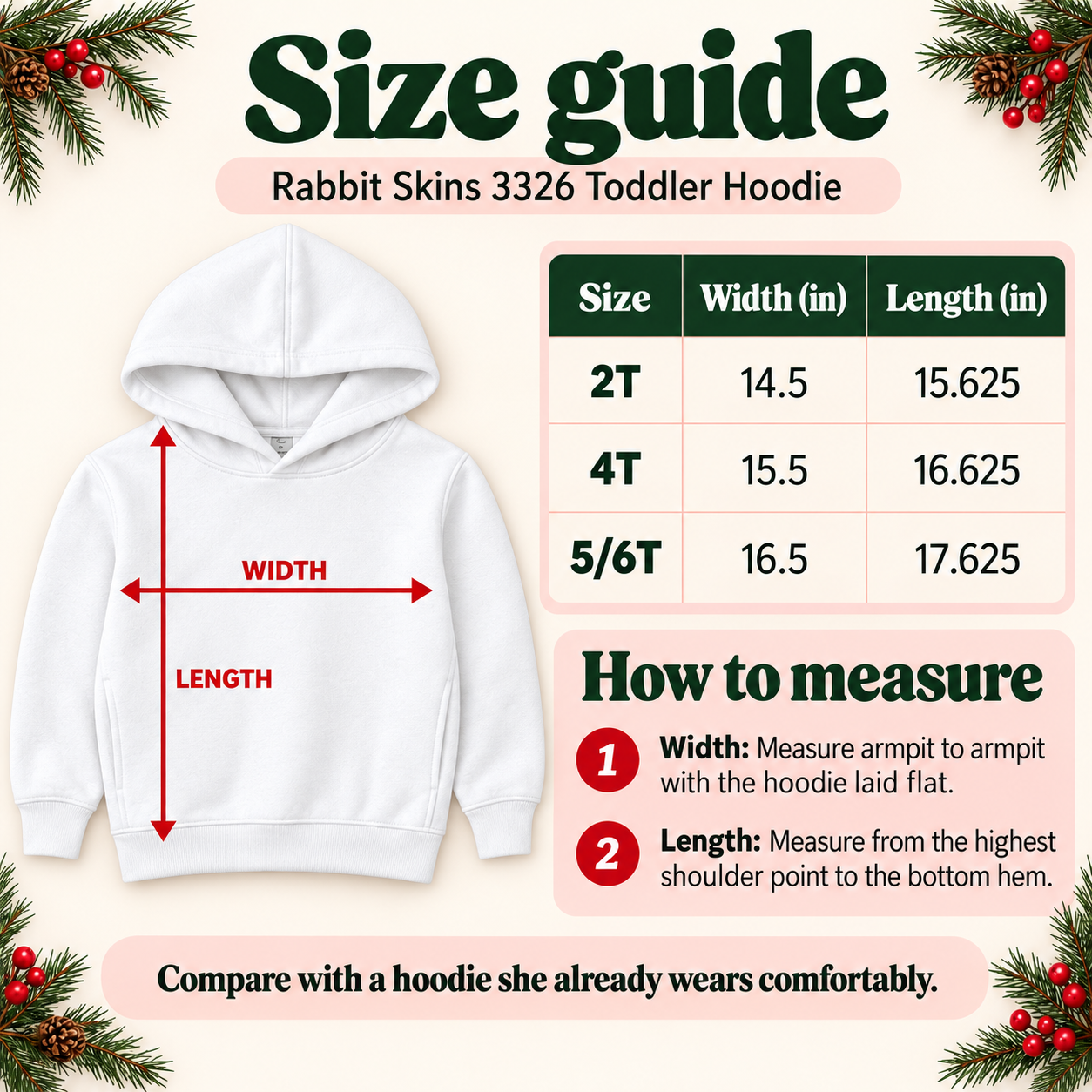 Image of Little Sasshole Christmas toddler hoodie size