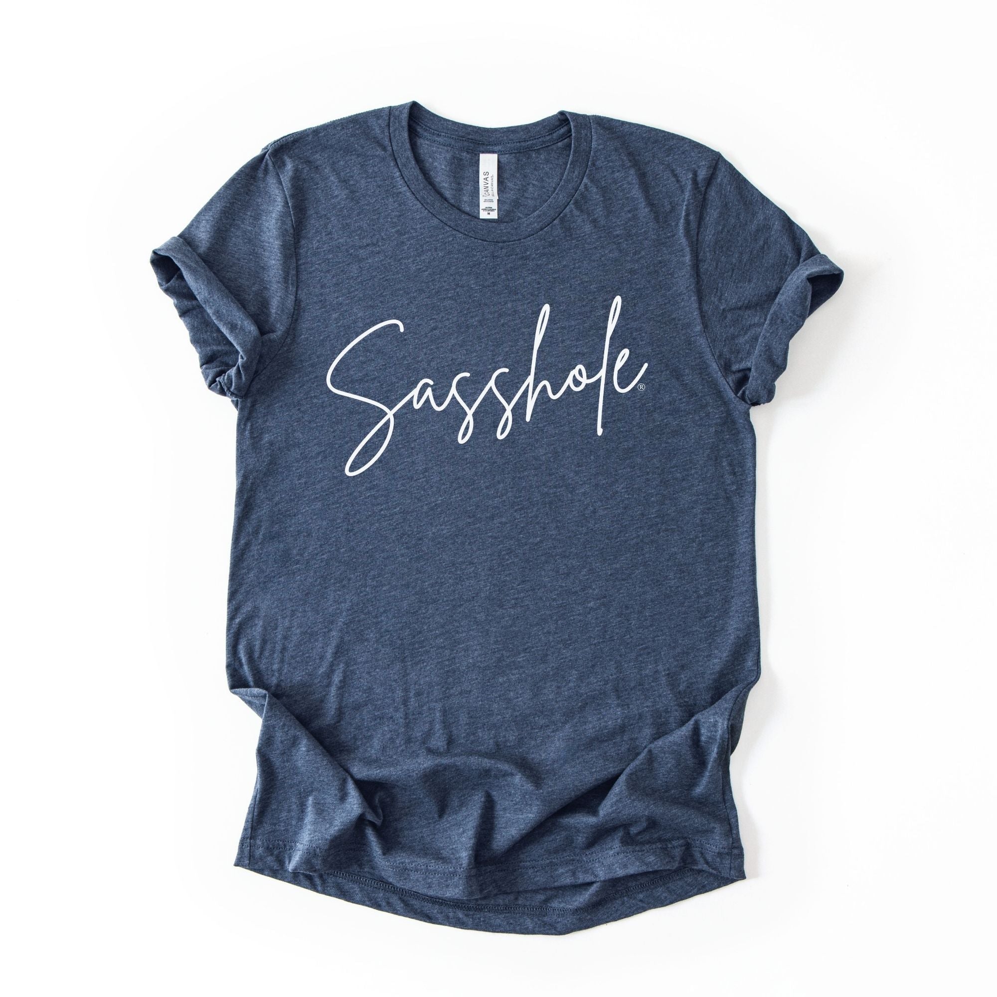 Classic Sasshole® – Women’s T-Shirt | Minimalist Graphic Tee | Sasshole® - Funny Graphic Tee by Sasshole® Clothing