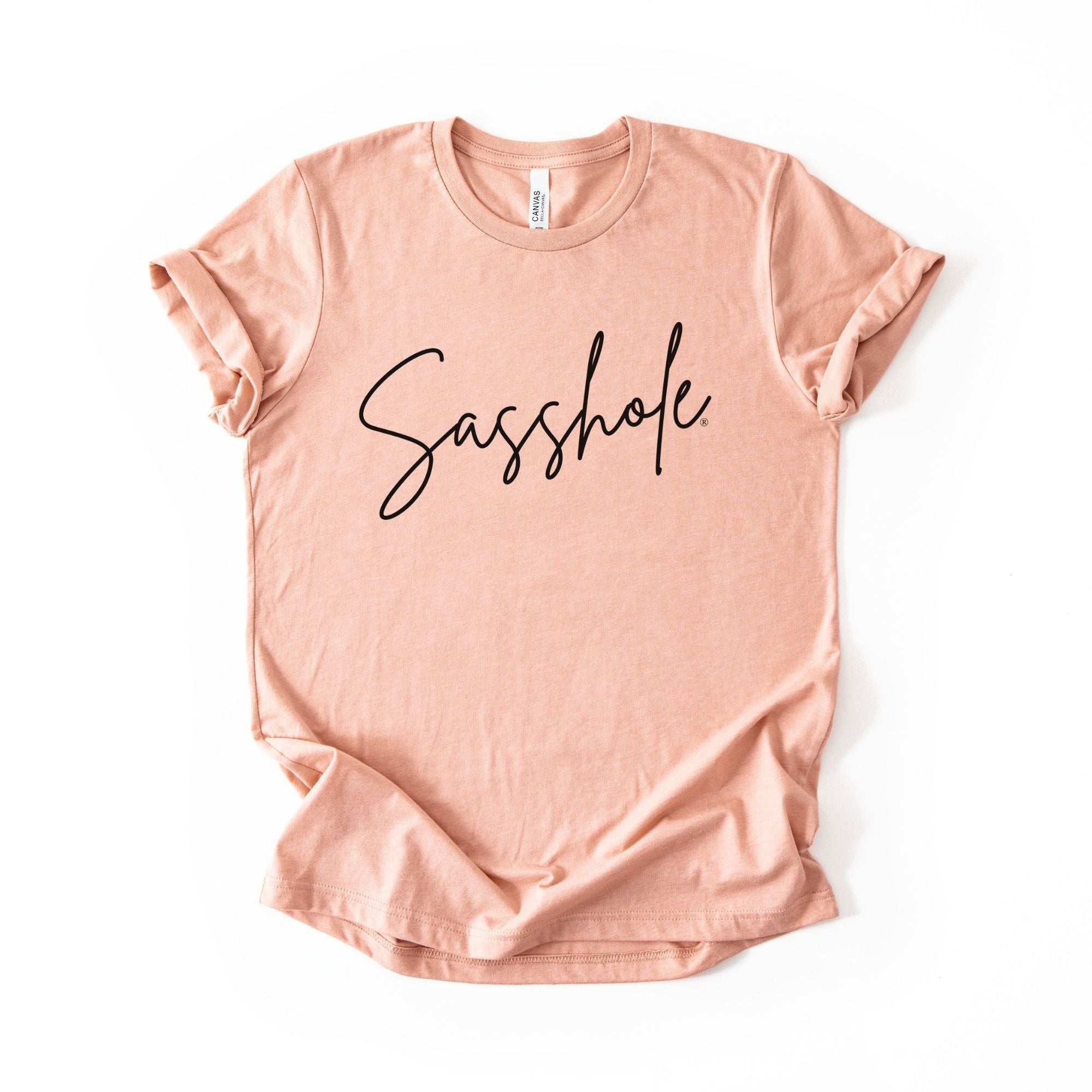 Classic Sasshole® – Women’s T-Shirt | Minimalist Graphic Tee | Sasshole® - Funny Graphic Tee by Sasshole® Clothing