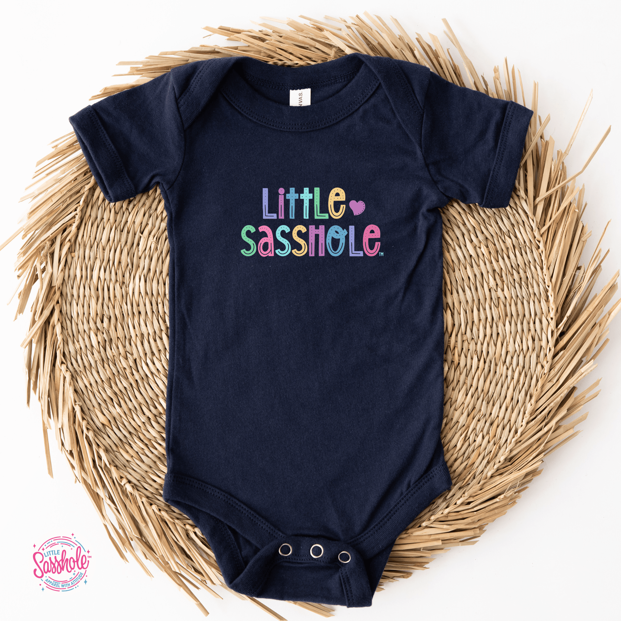 Image of “Cuteness Overload” – Little Sasshole™ Baby Bodysuit - Funny Graphic Tee by Sasshole® Clothing