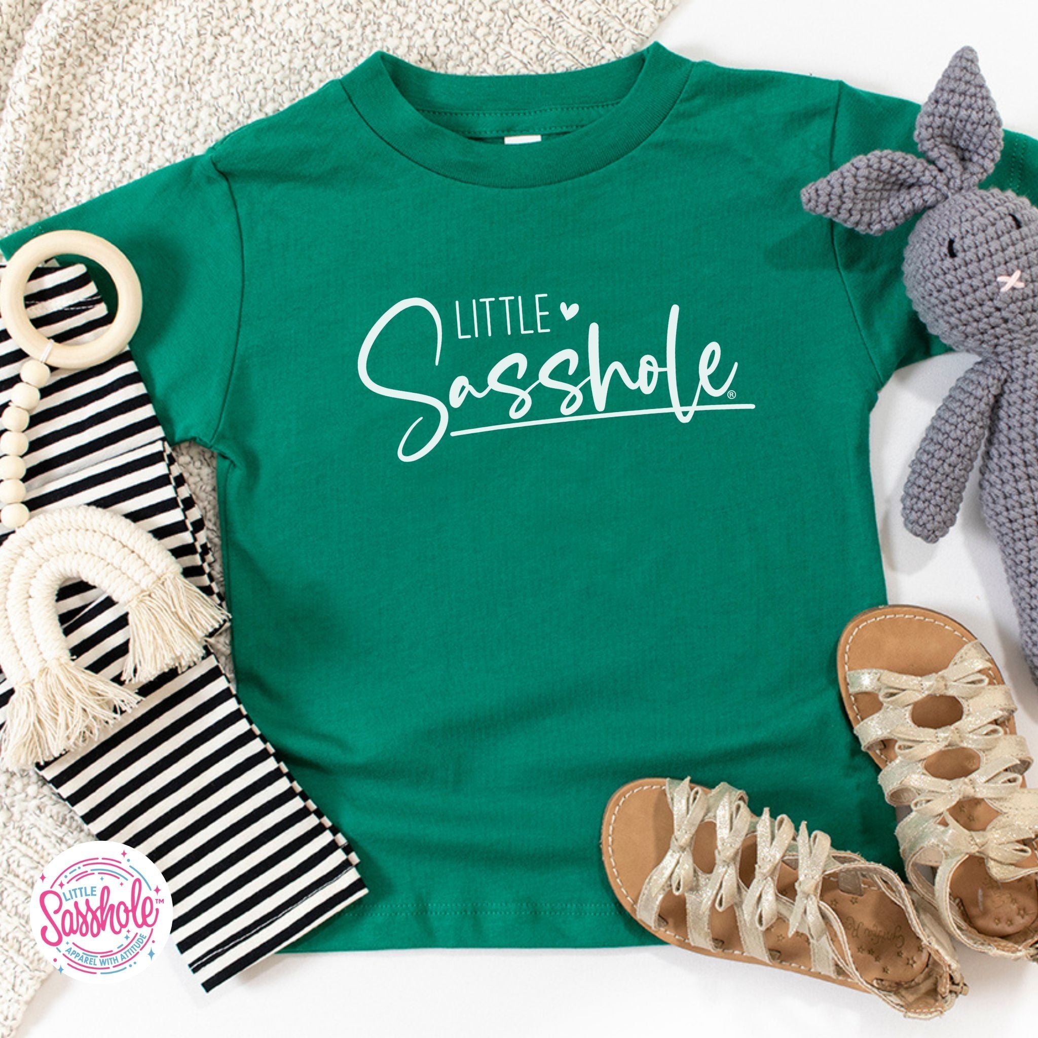 Empowering Attitude: Little Sasshole™ Toddler T-shirt - Funny Graphic Tee by Sasshole® Clothing
