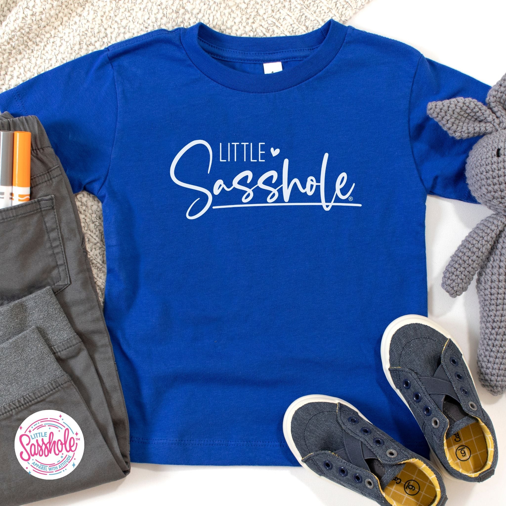 Empowering Attitude: Little Sasshole™ Toddler T-shirt - Funny Graphic Tee by Sasshole® Clothing