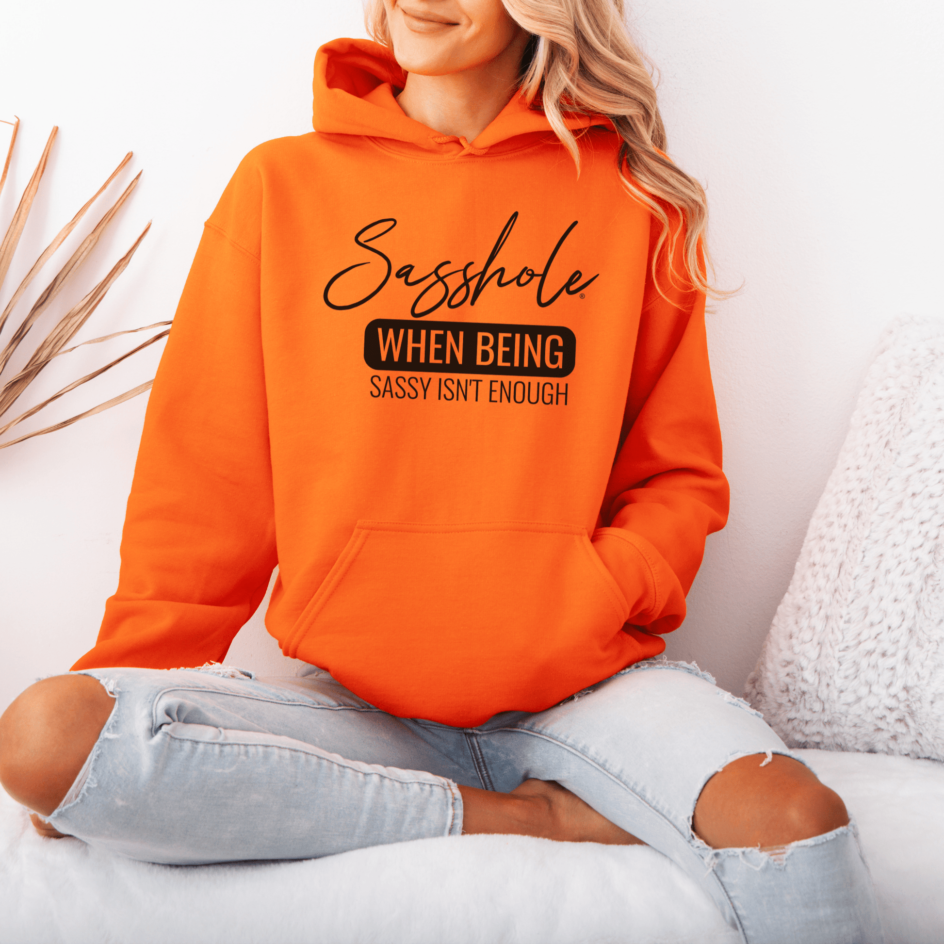 Level Up Your Sass: Sasshole® Statement Hoodies for Women - Funny Graphic Tee by Sasshole® Clothing