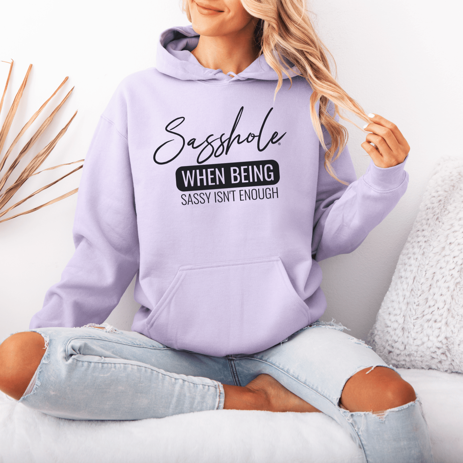 Level Up Your Sass: Sasshole® Statement Hoodies for Women - Funny Graphic Tee by Sasshole® Clothing