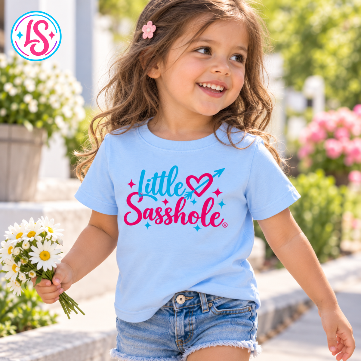 Little Sasshole® Toddler Shirt, Funny Kids Graphic Tee, Cute Sassy Toddler T-Shirt, Girls Boys Gift - Funny Graphic Tee by Sasshole® Clothing