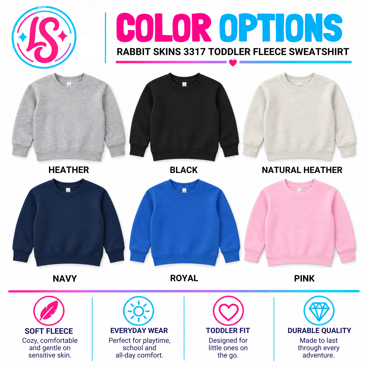 Little Sasshole® Toddler Sweatshirt, Funny Girls Crewneck, Sassy Kids Shirt, Cute Toddler Gift, Signature Logo Sweatshirt - Funny Graphic Tee by Sasshole® Clothing