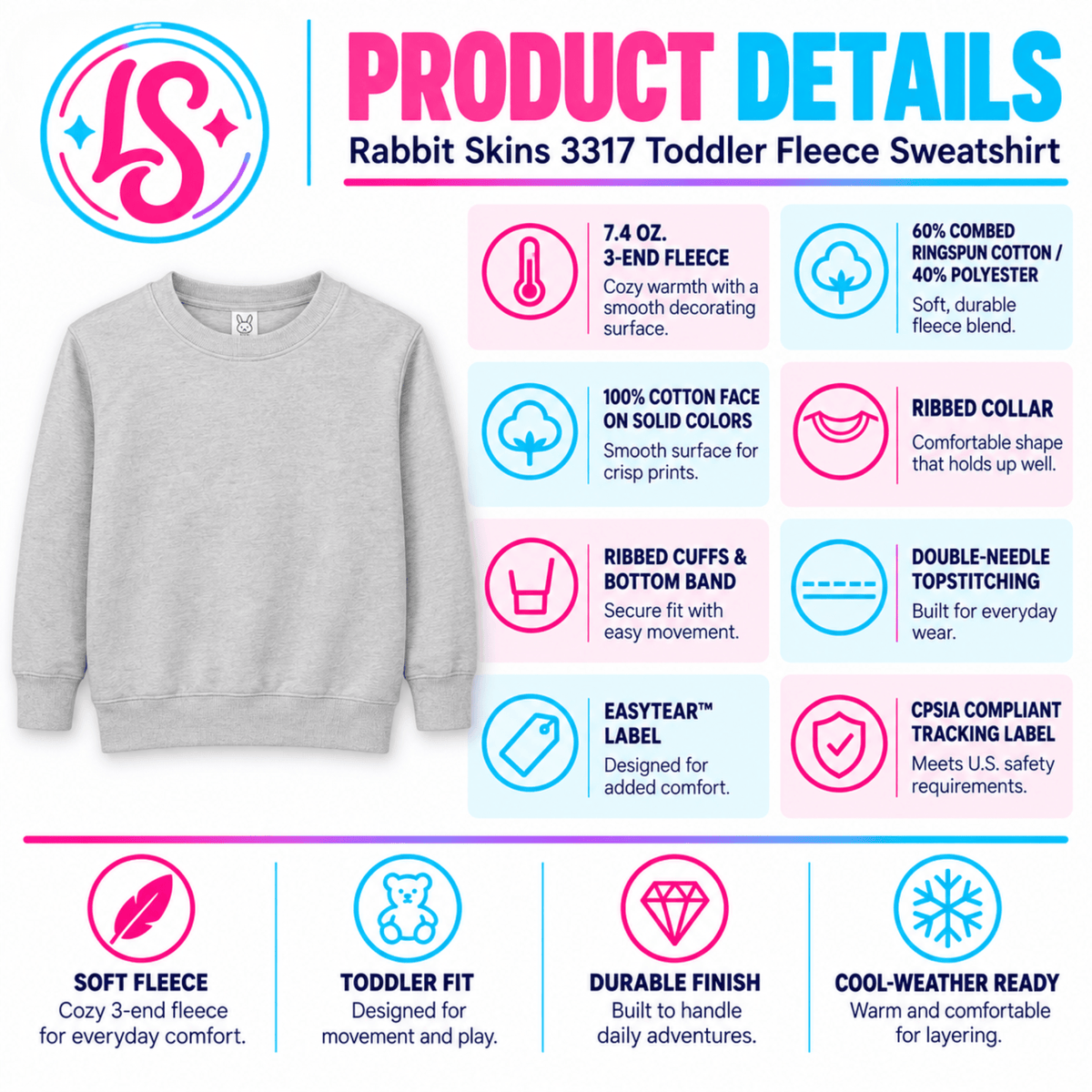 Little Sasshole® Toddler Sweatshirt, Funny Girls Crewneck, Sassy Kids Shirt, Cute Toddler Gift, Signature Logo Sweatshirt - Funny Graphic Tee by Sasshole® Clothing