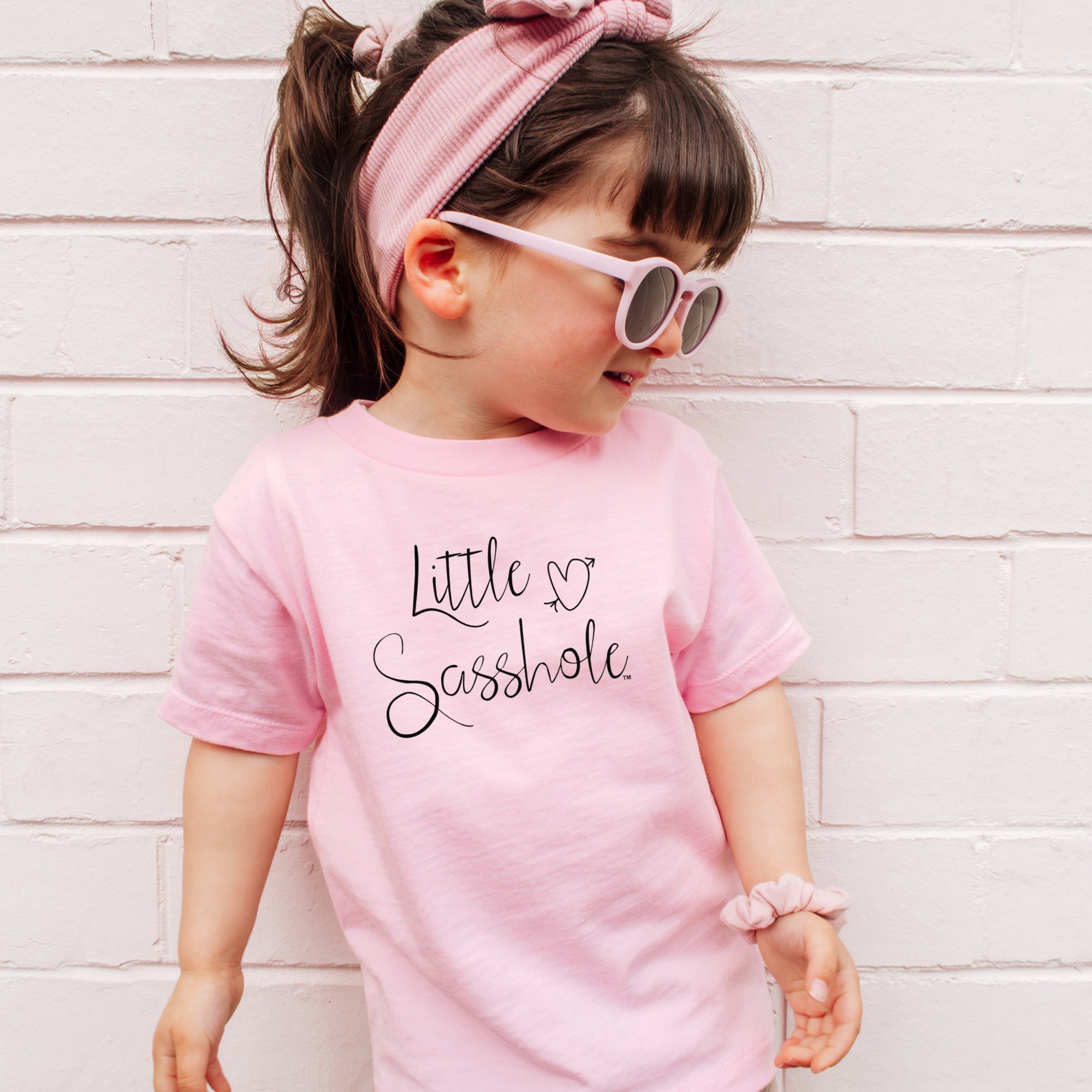 Image of Little Sasshole® Toddler T-Shirt – Cute & Sassy Kids T-shirts for Girls - Funny Graphic Tee by Sasshole® Clothing