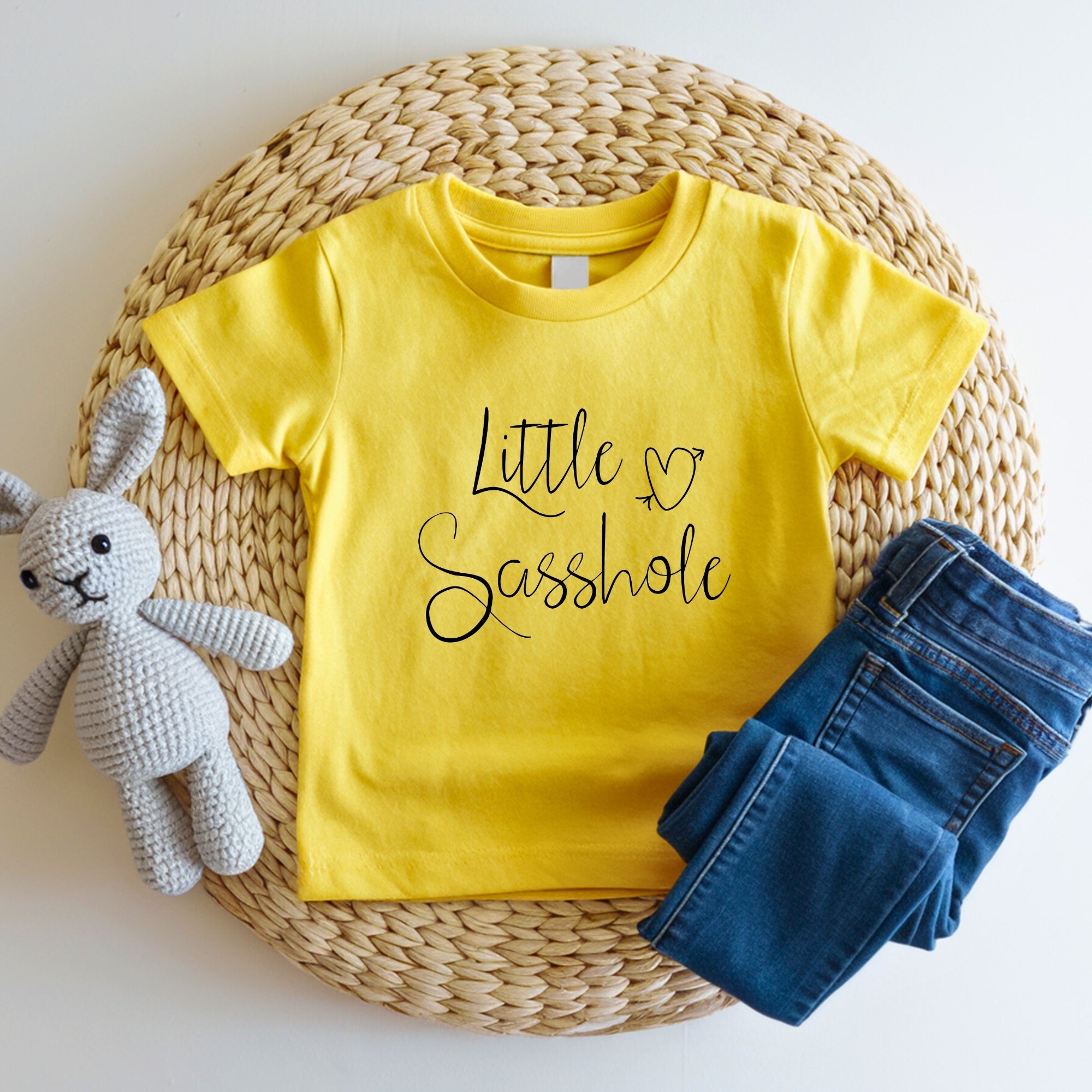 Little Sasshole® Toddler T-Shirt – Cute & Sassy Kids T-shirts for Girls - Funny Graphic Tee by Sasshole® Clothing
