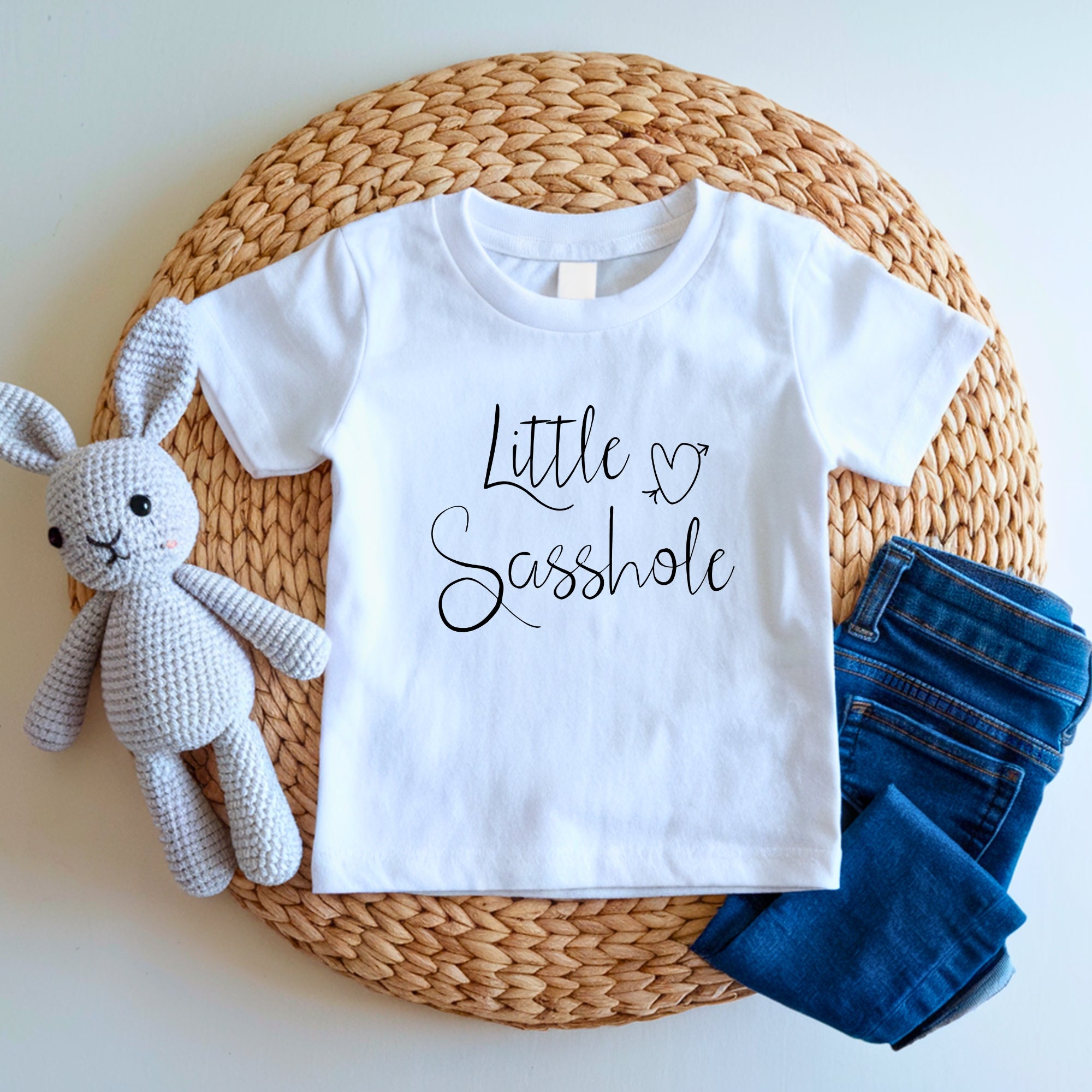 Little Sasshole® Toddler T-Shirt – Cute & Sassy Kids T-shirts for Girls - Funny Graphic Tee by Sasshole® Clothing